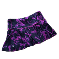 Falda talla 6 estampado morado con negro