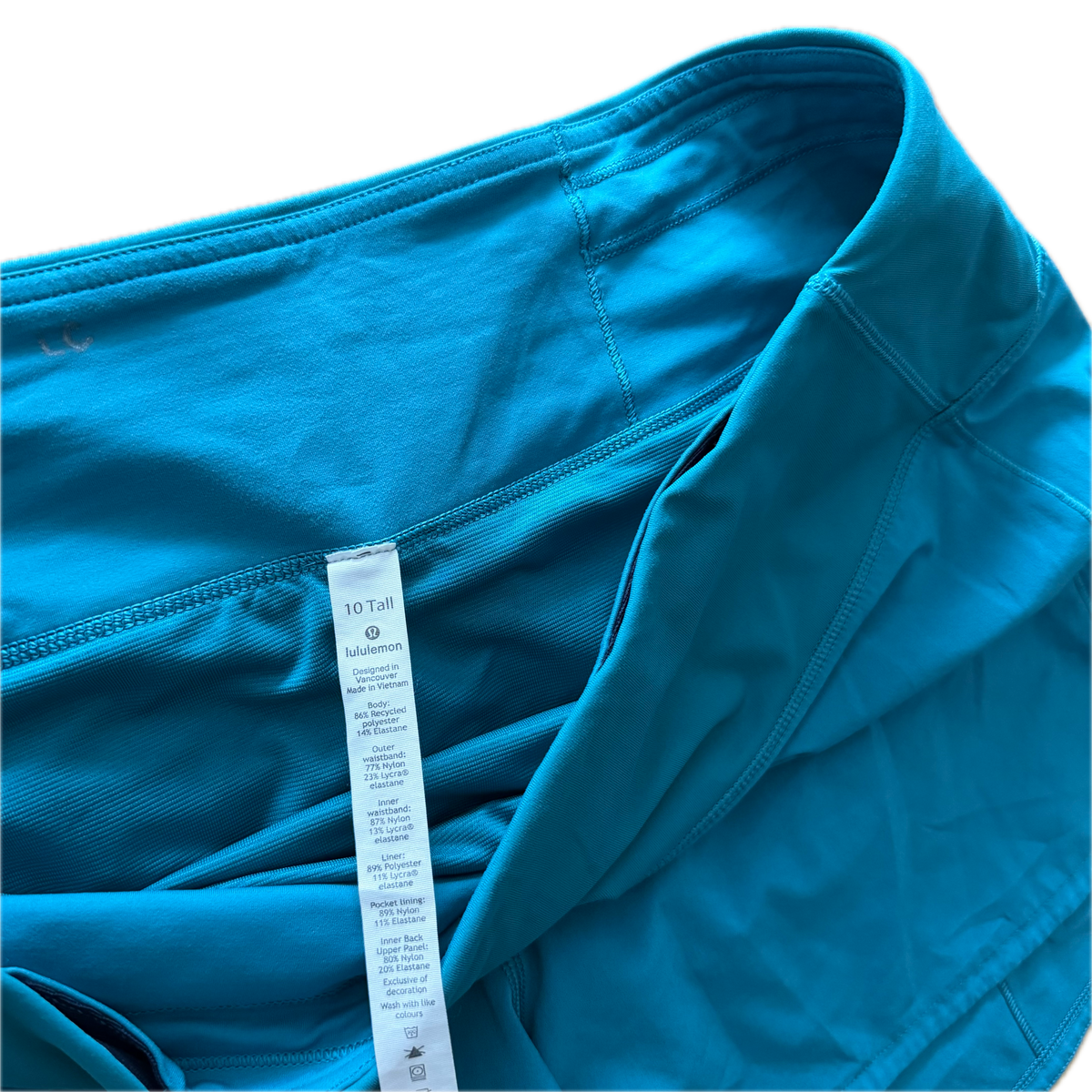 Short talla 10 azul "islas Hawaii"