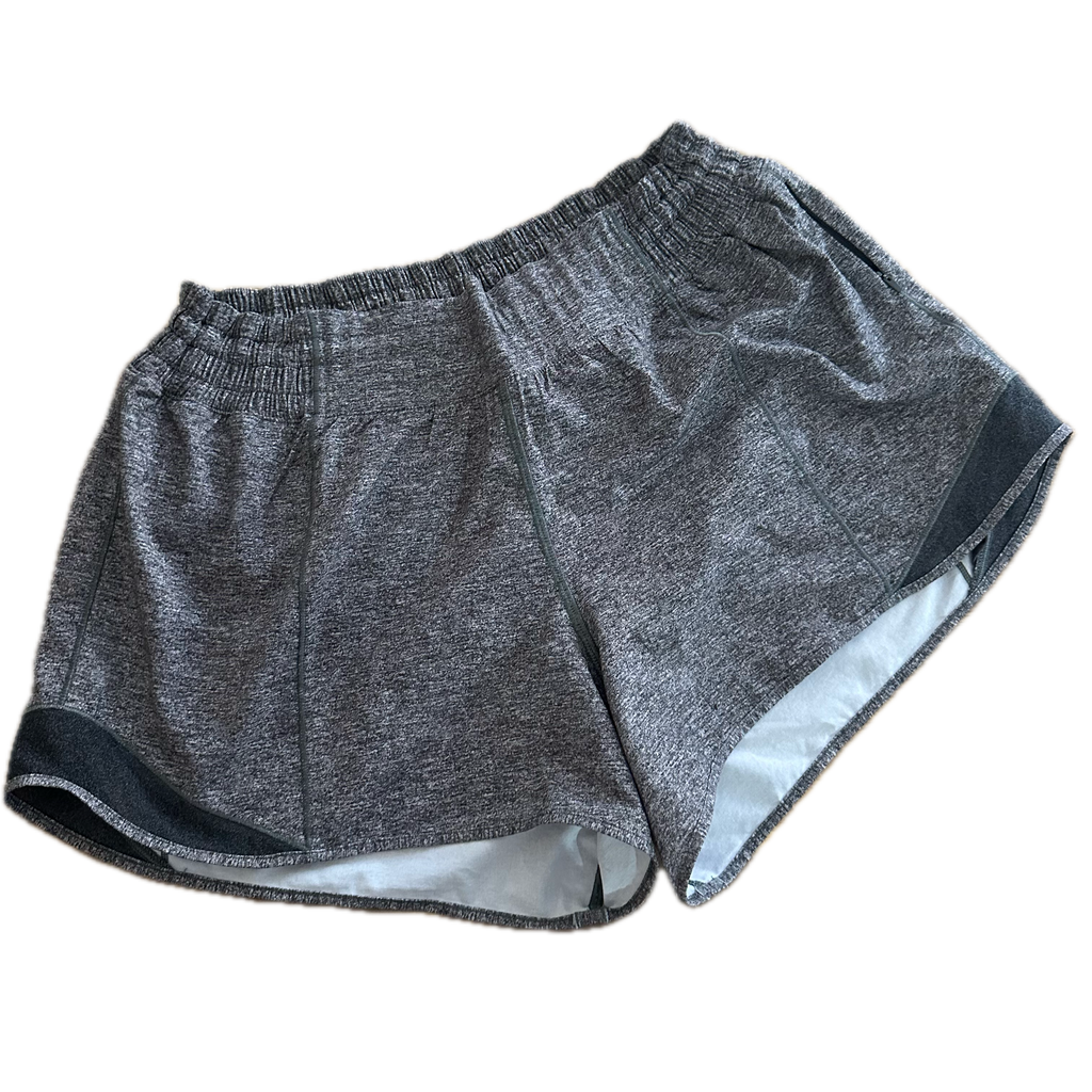 Short Lululemon L gris jaspeado