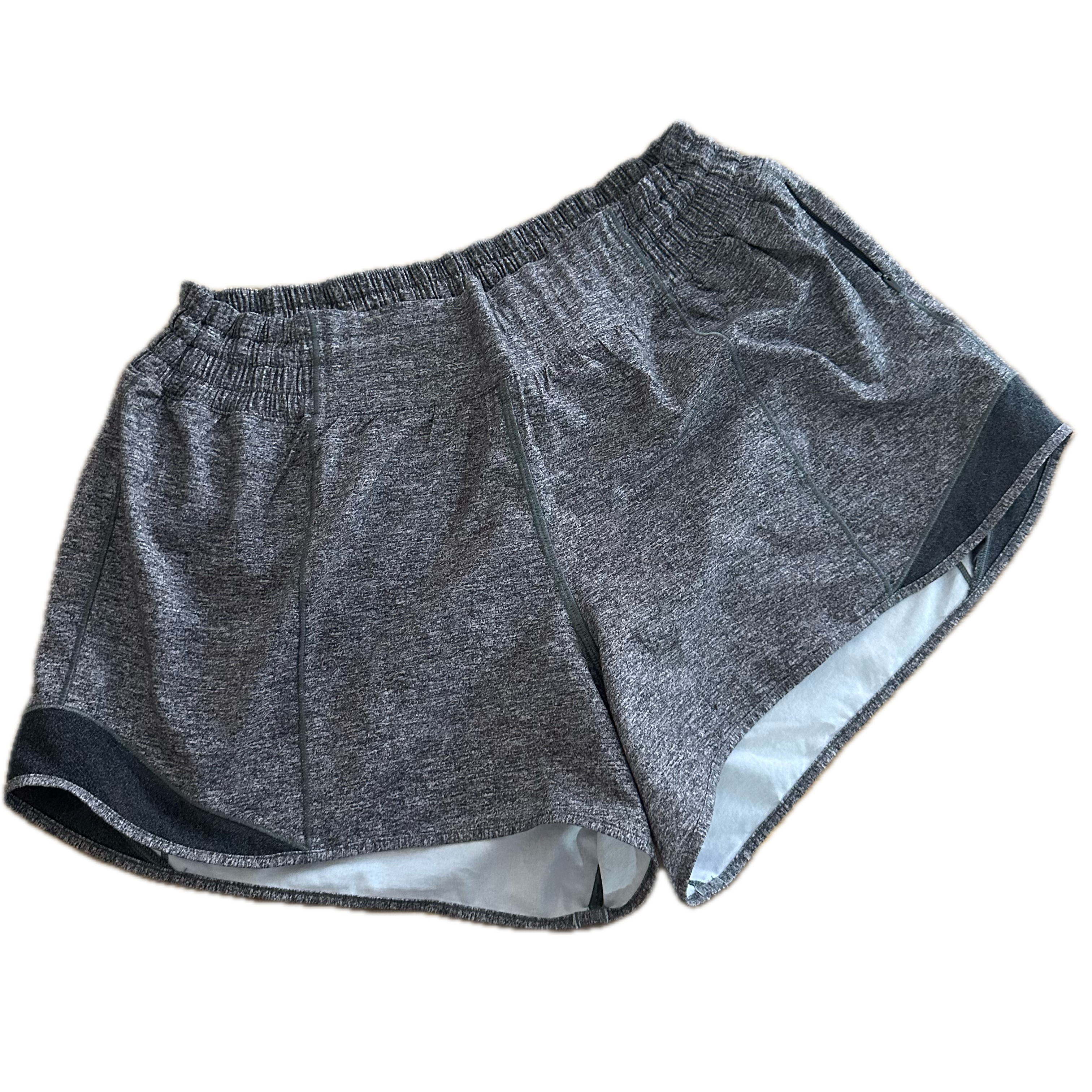 Short Lululemon L gris jaspeado