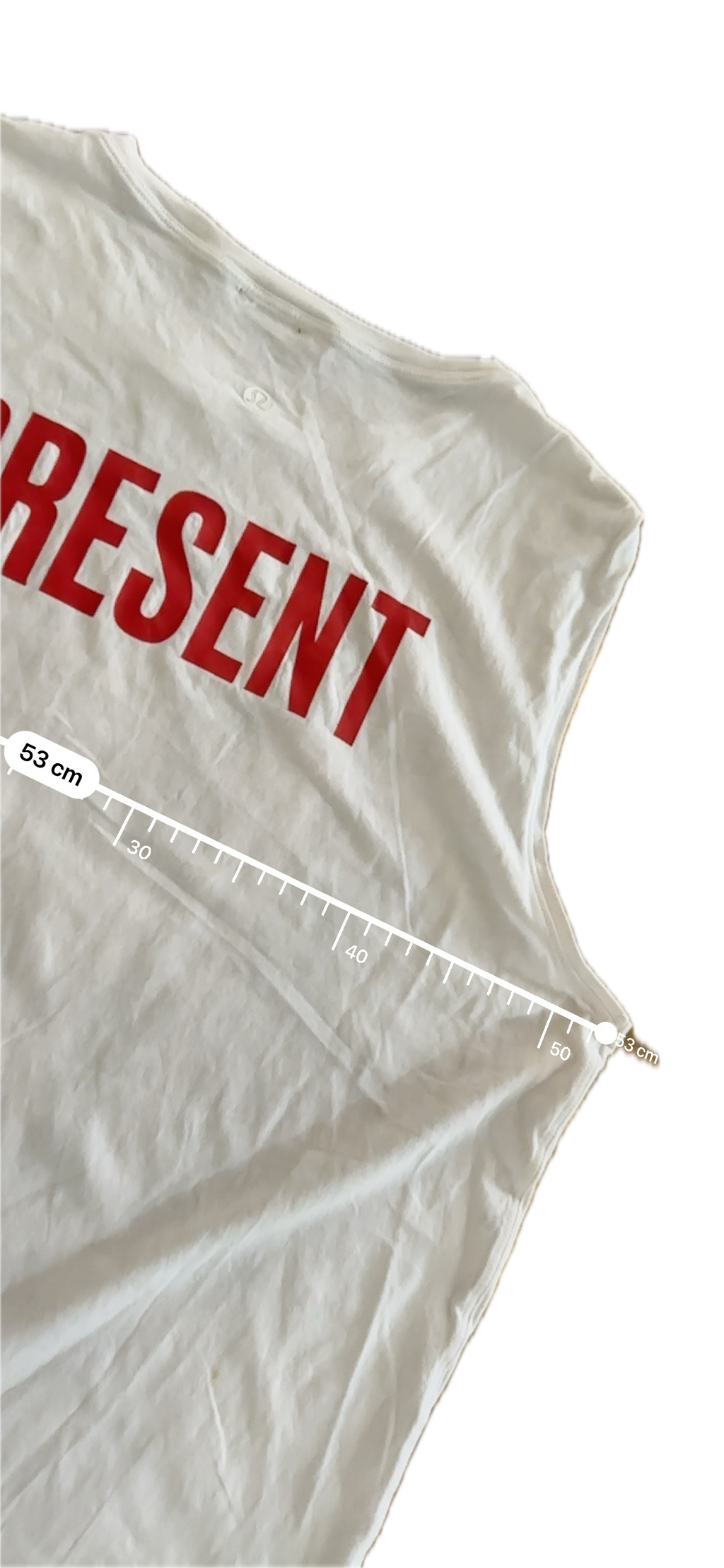 Tank Lululemon L blanca Proud