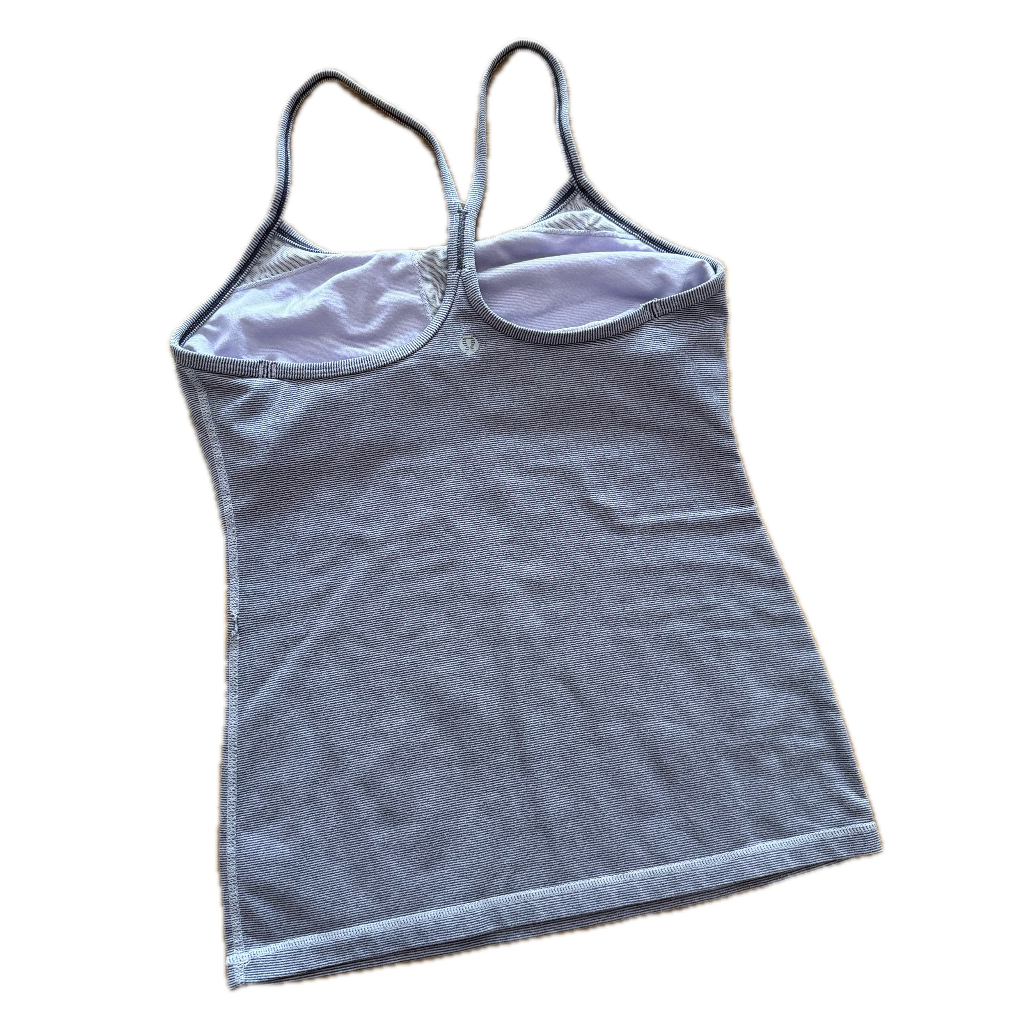 Tank top Lululemon talla 6rayitas lila tela Nulu™
