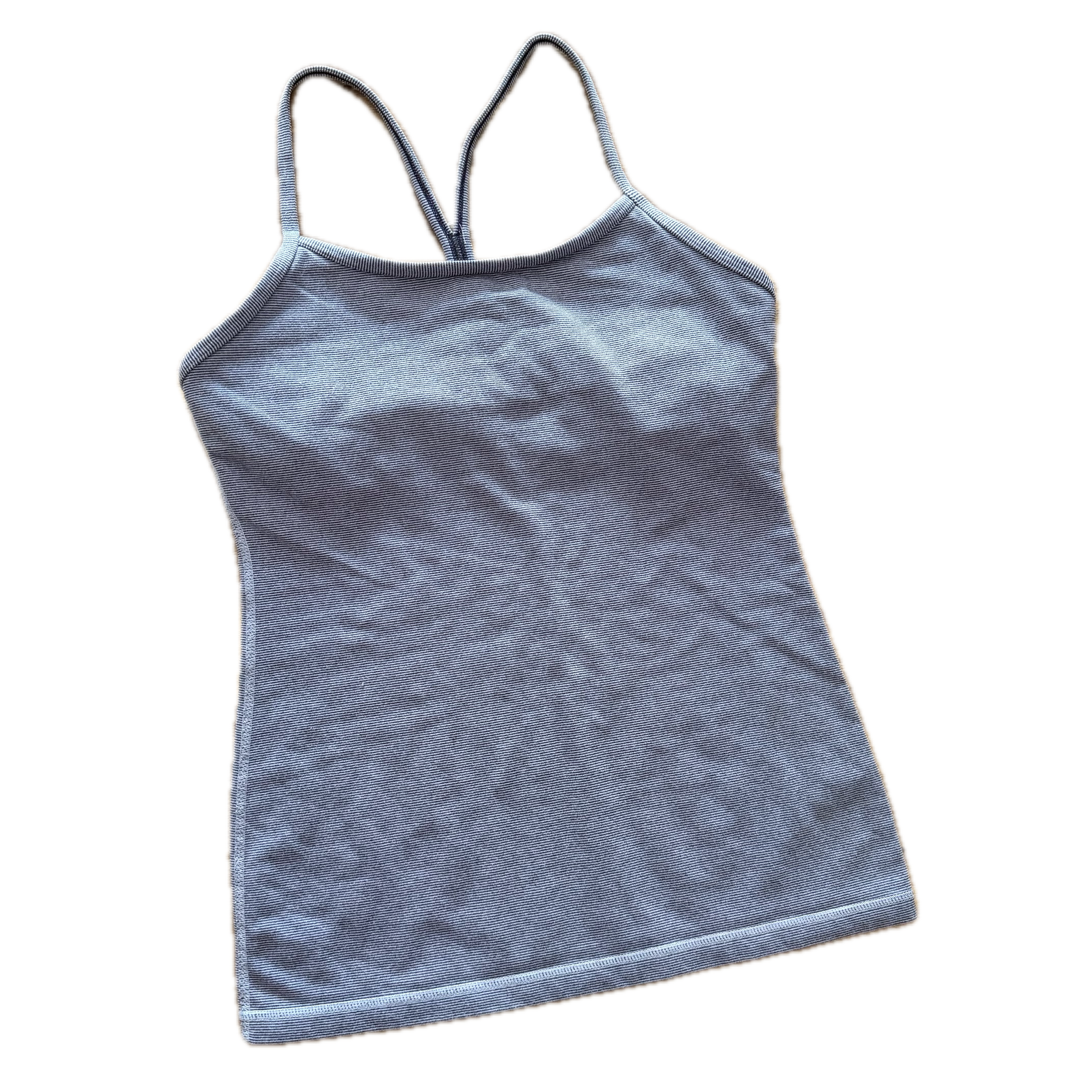 Tank talla 6 lila con rayitas