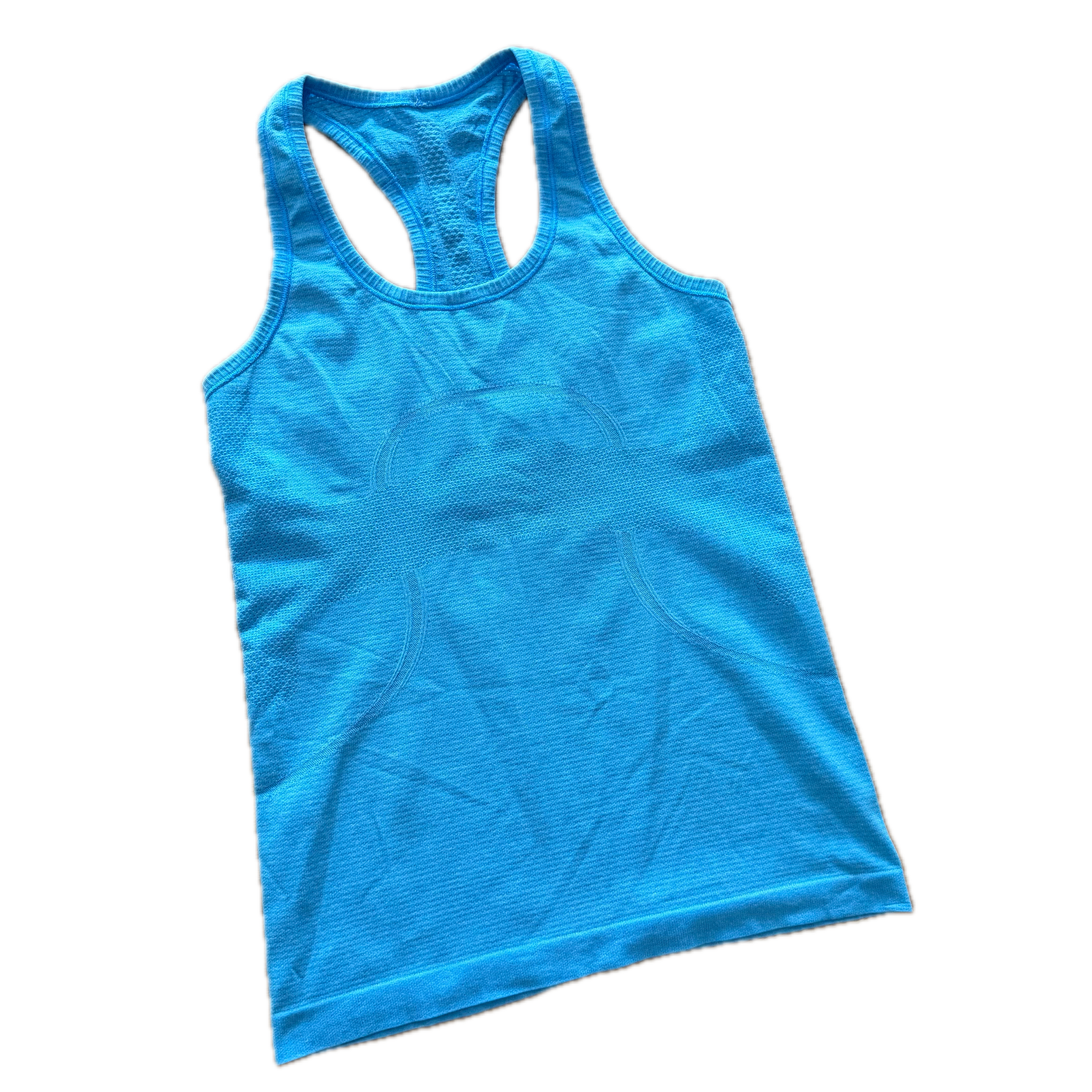 Tank talla 6 azul tela anti olor