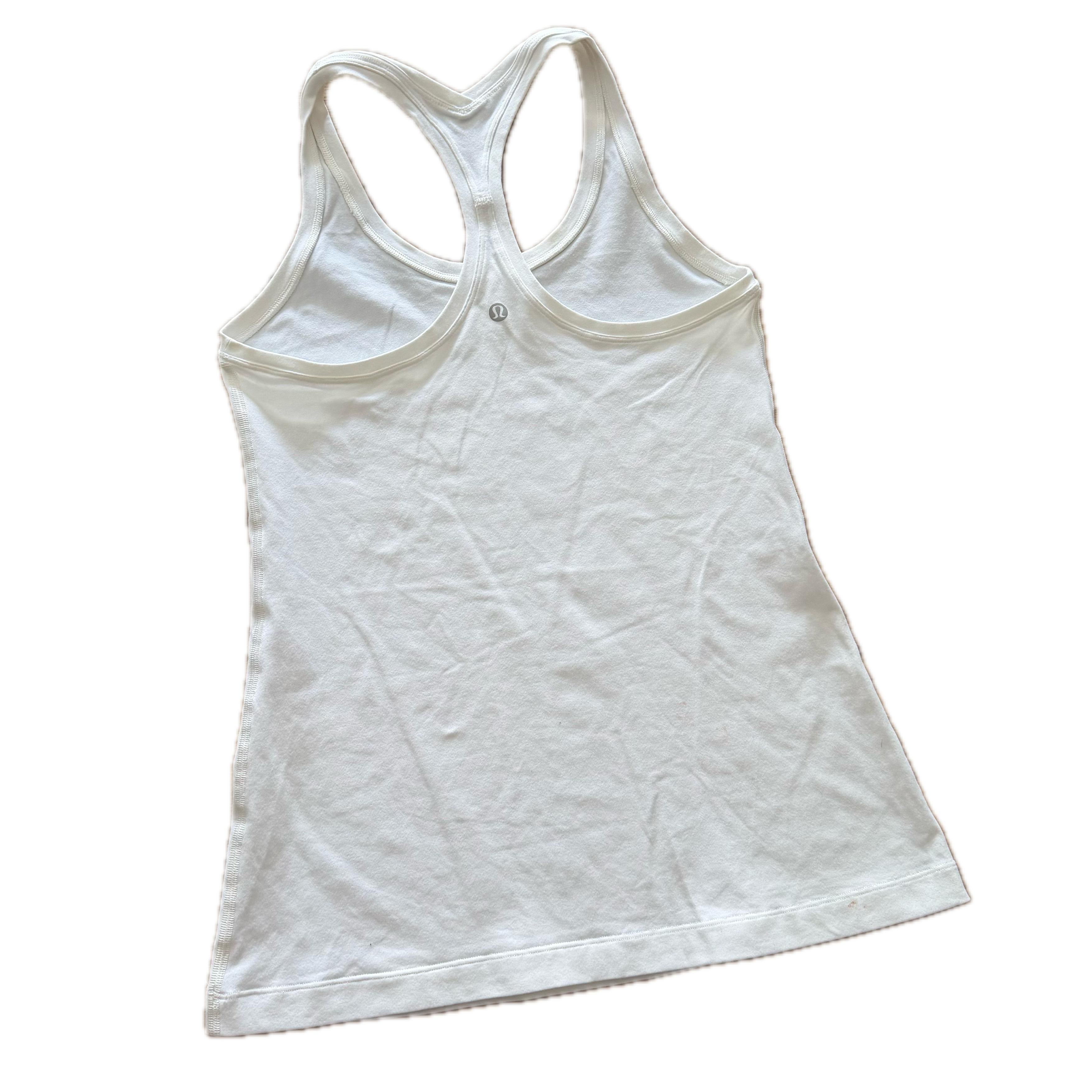 Tank Lululemon talla 6 blanca tela Vitasea™