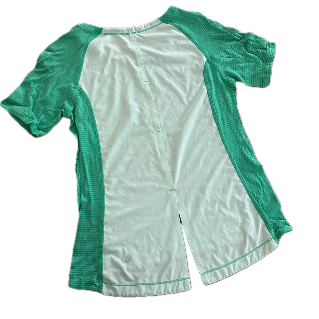 Playera talla 6 dos tonos verde