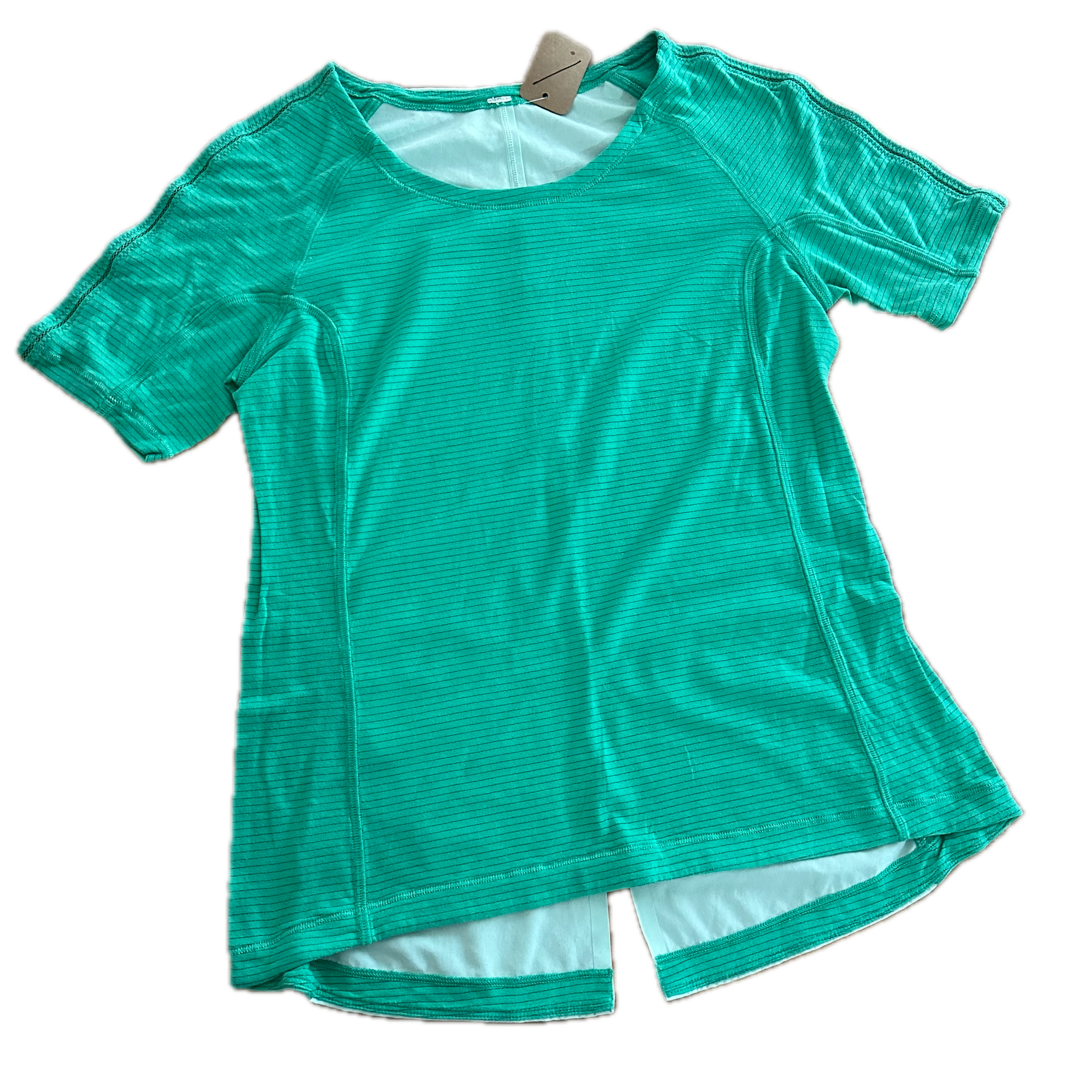 Playera talla 6 dos tonos verde