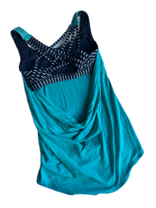 Tank 2 Lululemon azul rayas