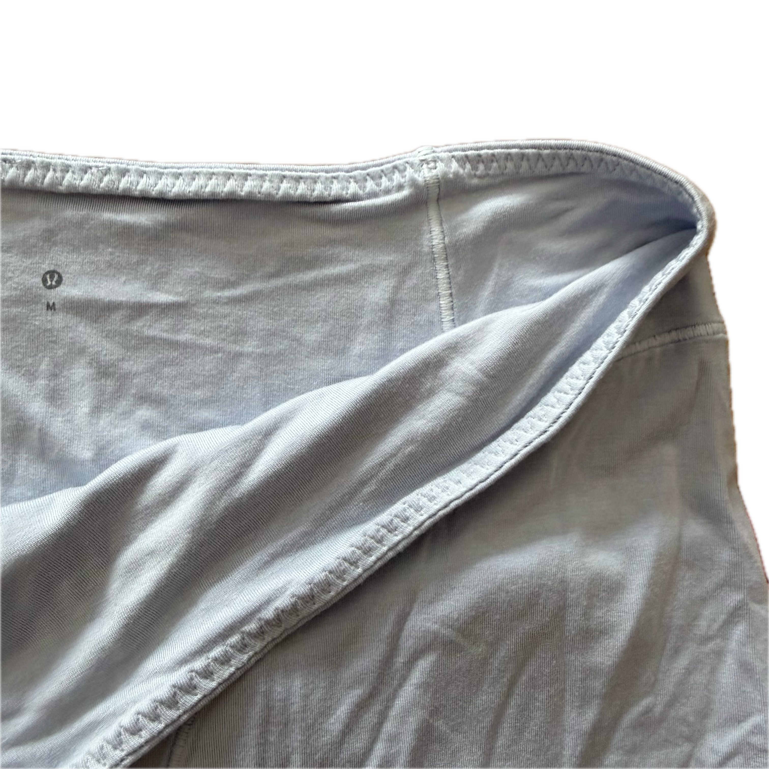 Shorts interiores Lululemon talla 8 azul y rosa tela Nulu™