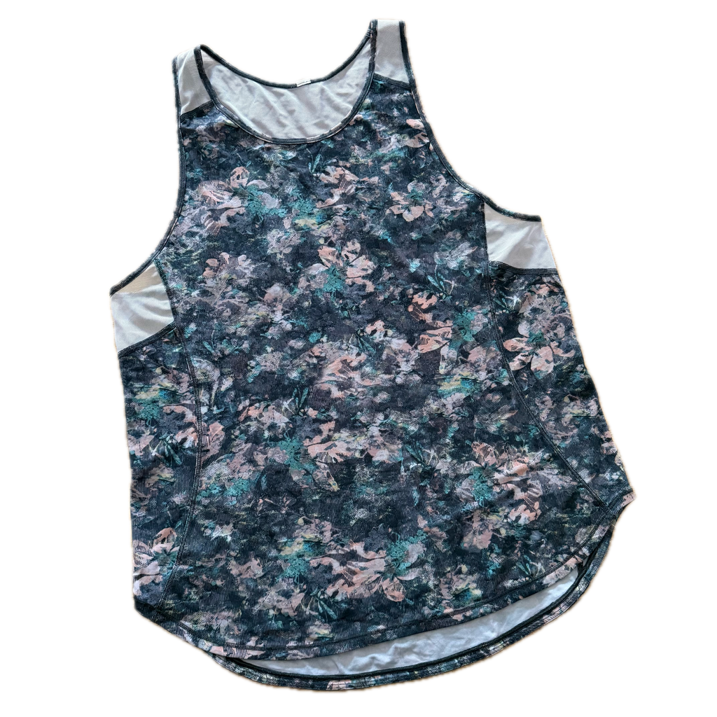 Tank talla 10 estampado flores