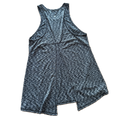Tank talla 8-10 jaspeada negro y blanco