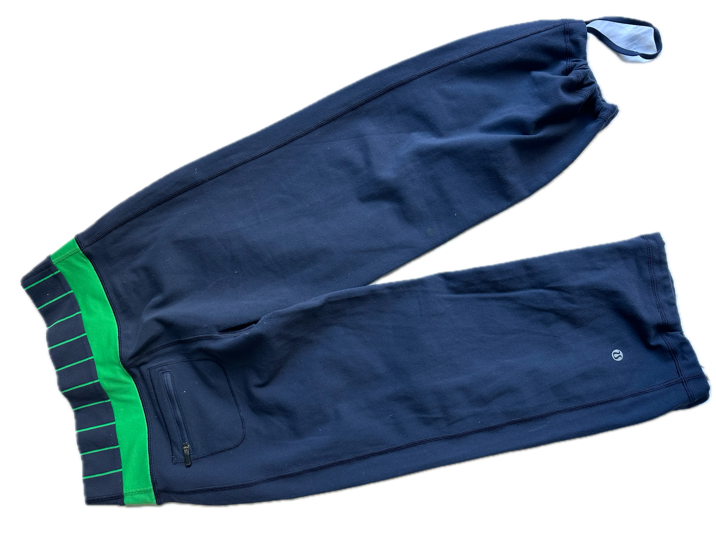 Legging 4 wide leg azul marino