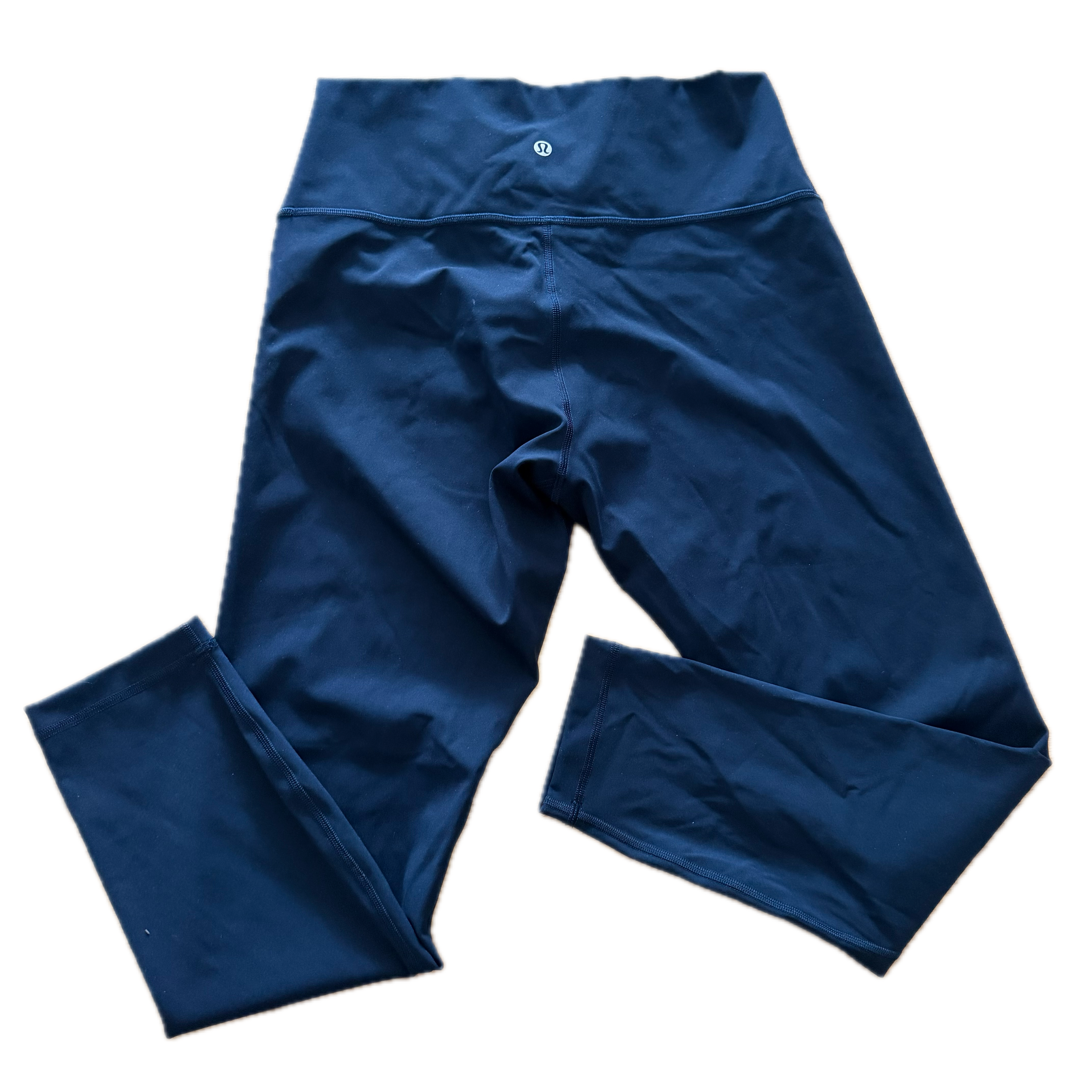 Legging 86 cm Lululemon talla 12 azul marino tela Nulu™