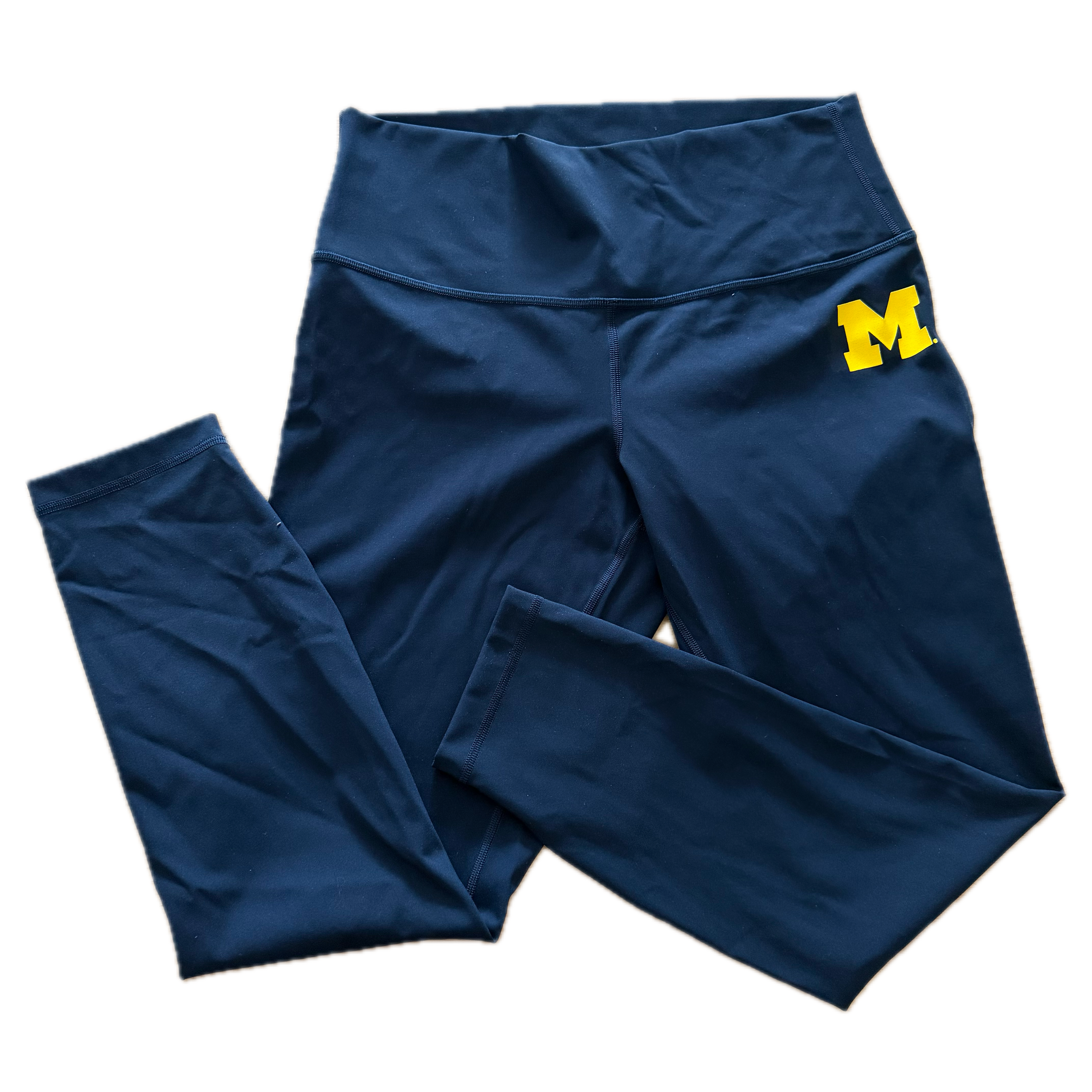 Legging 86 cm Lululemon talla 12 azul marino tela Nulu™