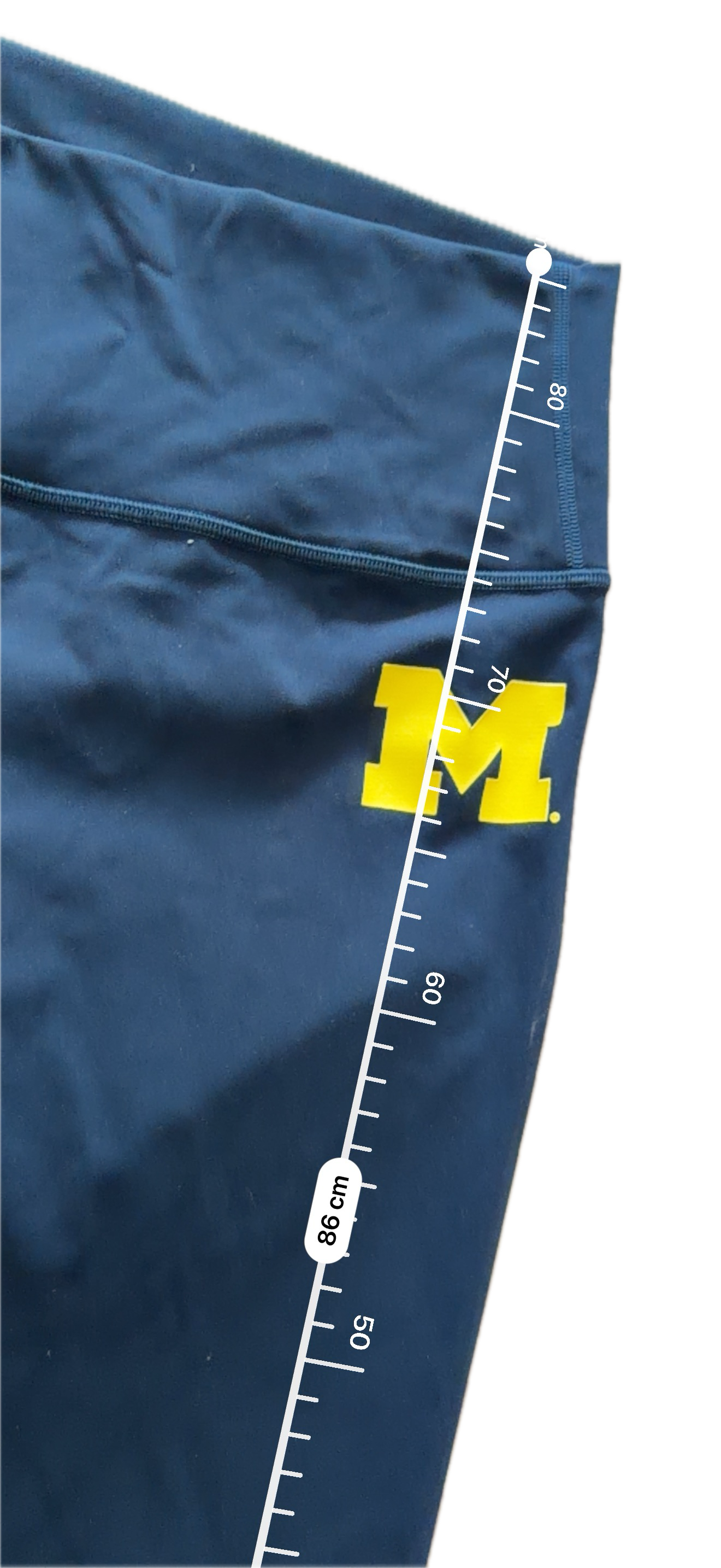 Legging 86 cm Lululemon talla 12 azul marino tela Nulu™