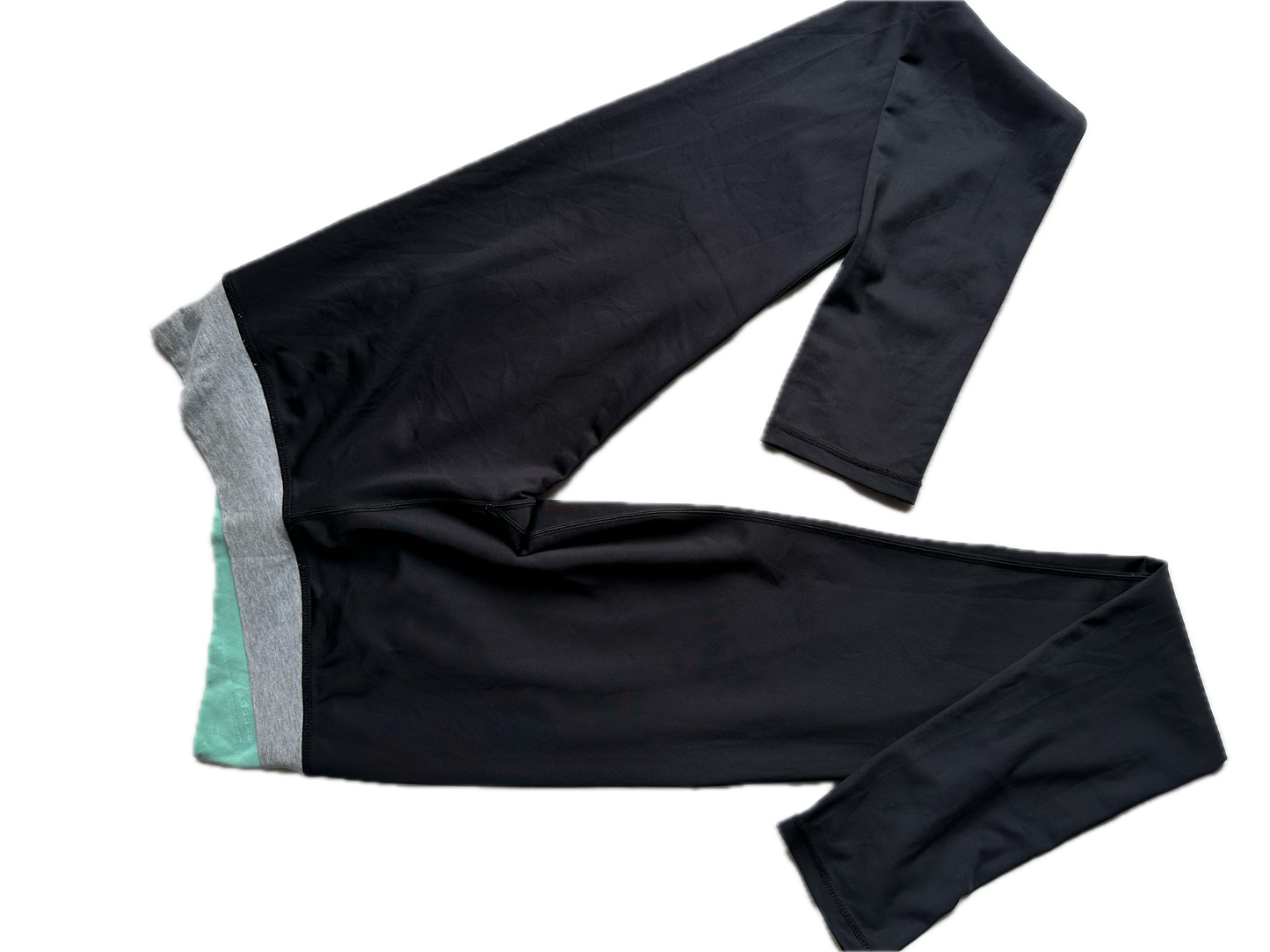 Legging 6 negro con pretina morada