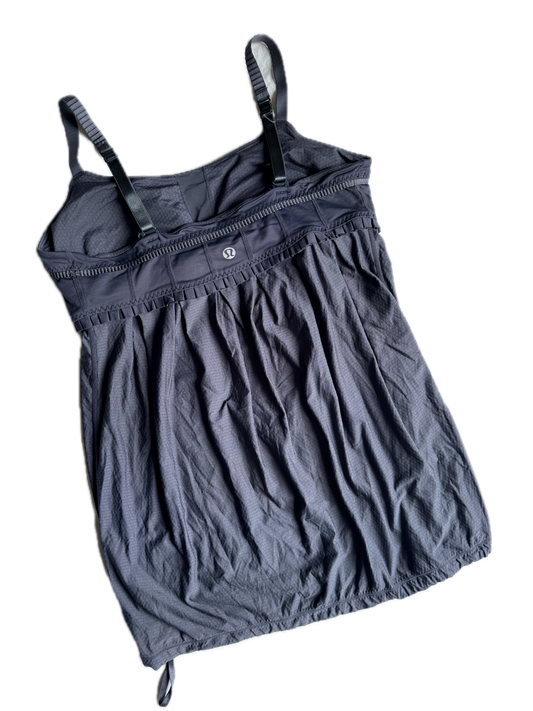Tank top 6 gris y negro