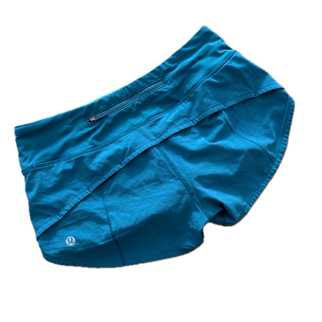 Short running talla 4 azul aqua