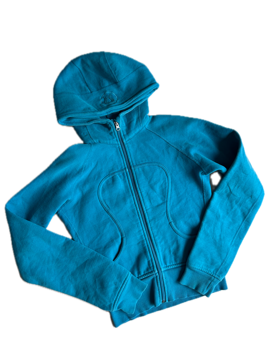 Hoodie 4 azul aqua