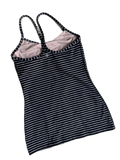 Tank top Lululemon talla XCH rayas azul marino/blanco