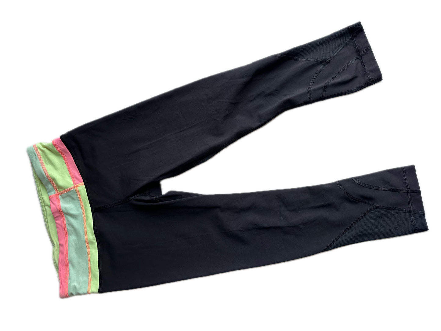 Legging 4 negro pretina colores