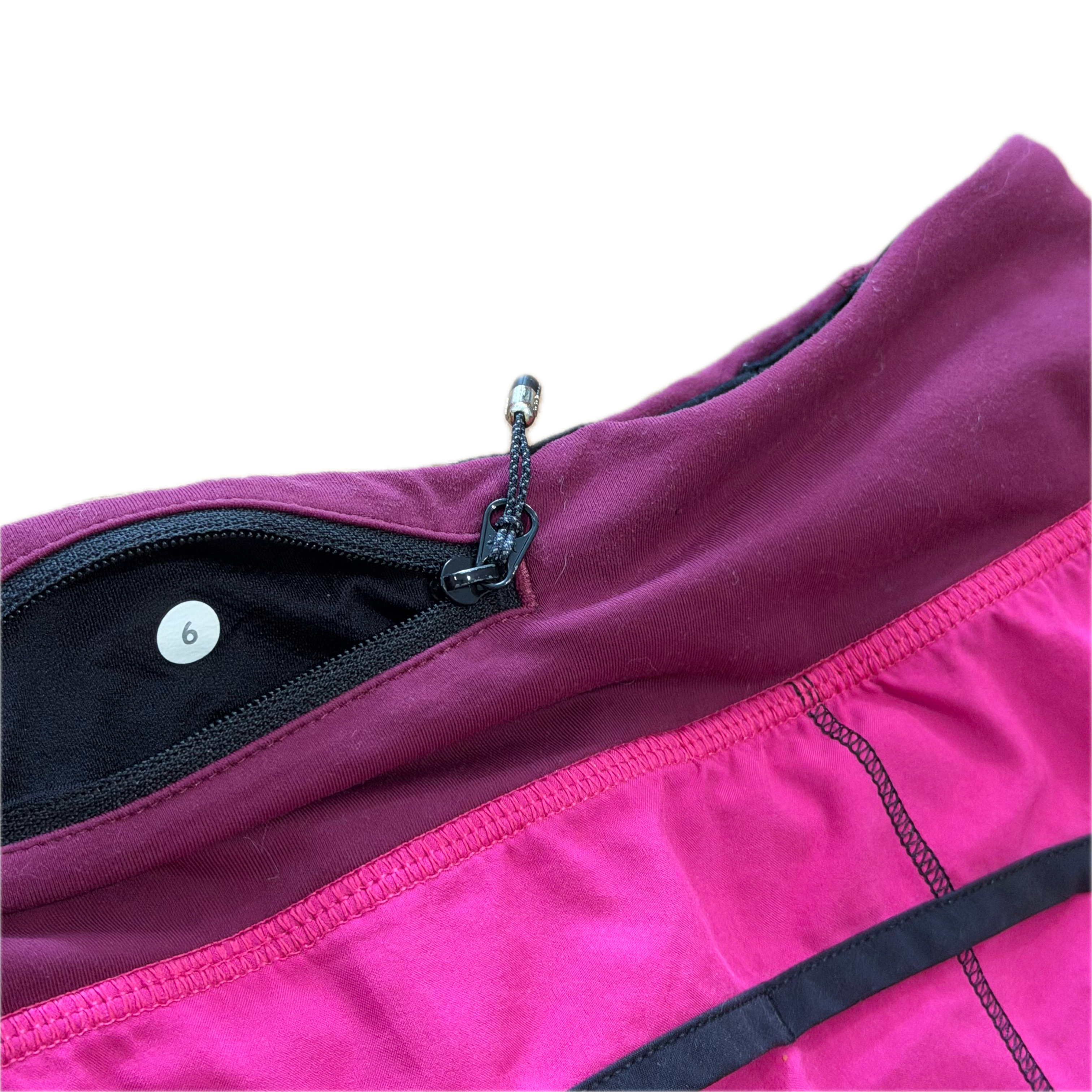 Short talla 6 rosa para running