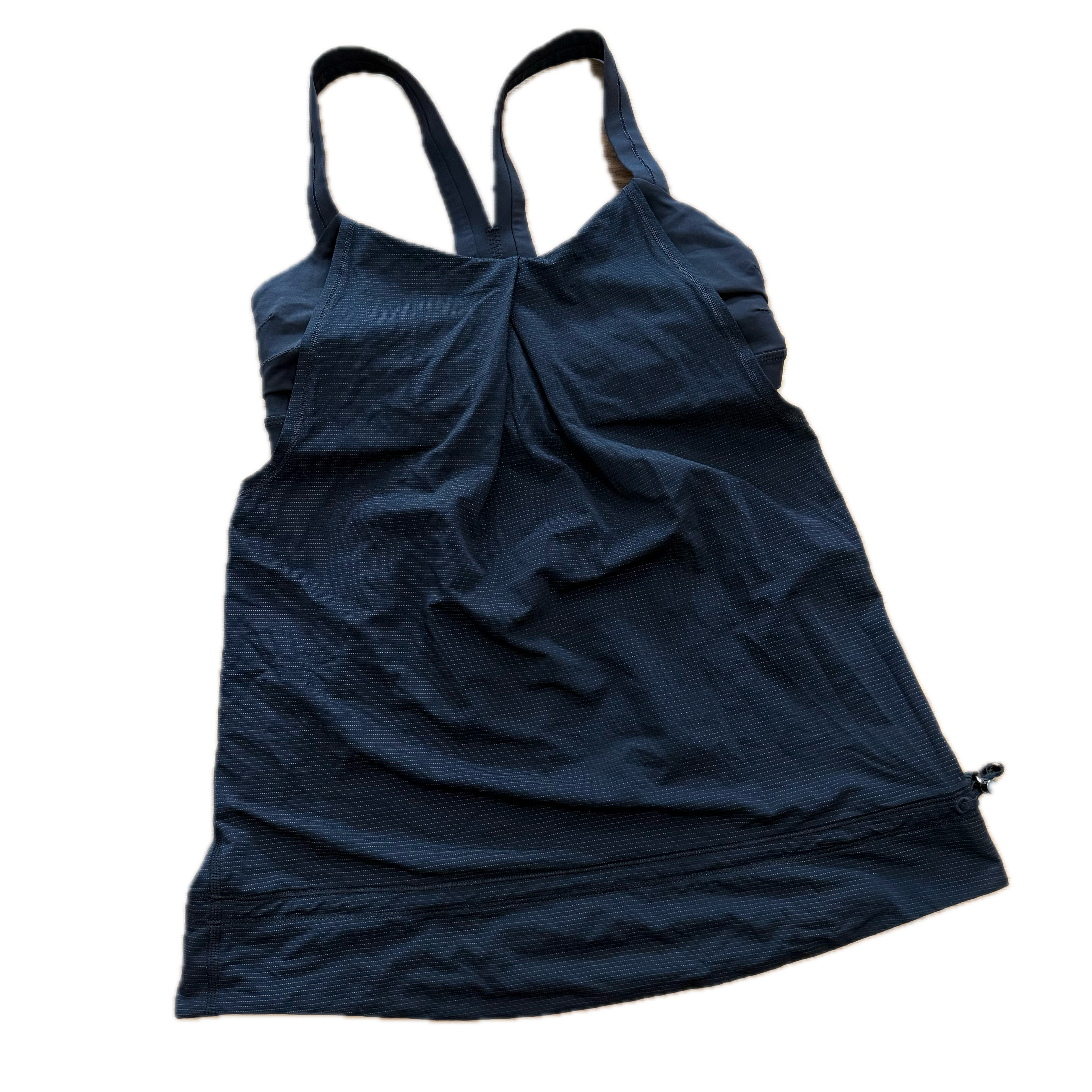 Tank top talla 6 negra holgada ajustable