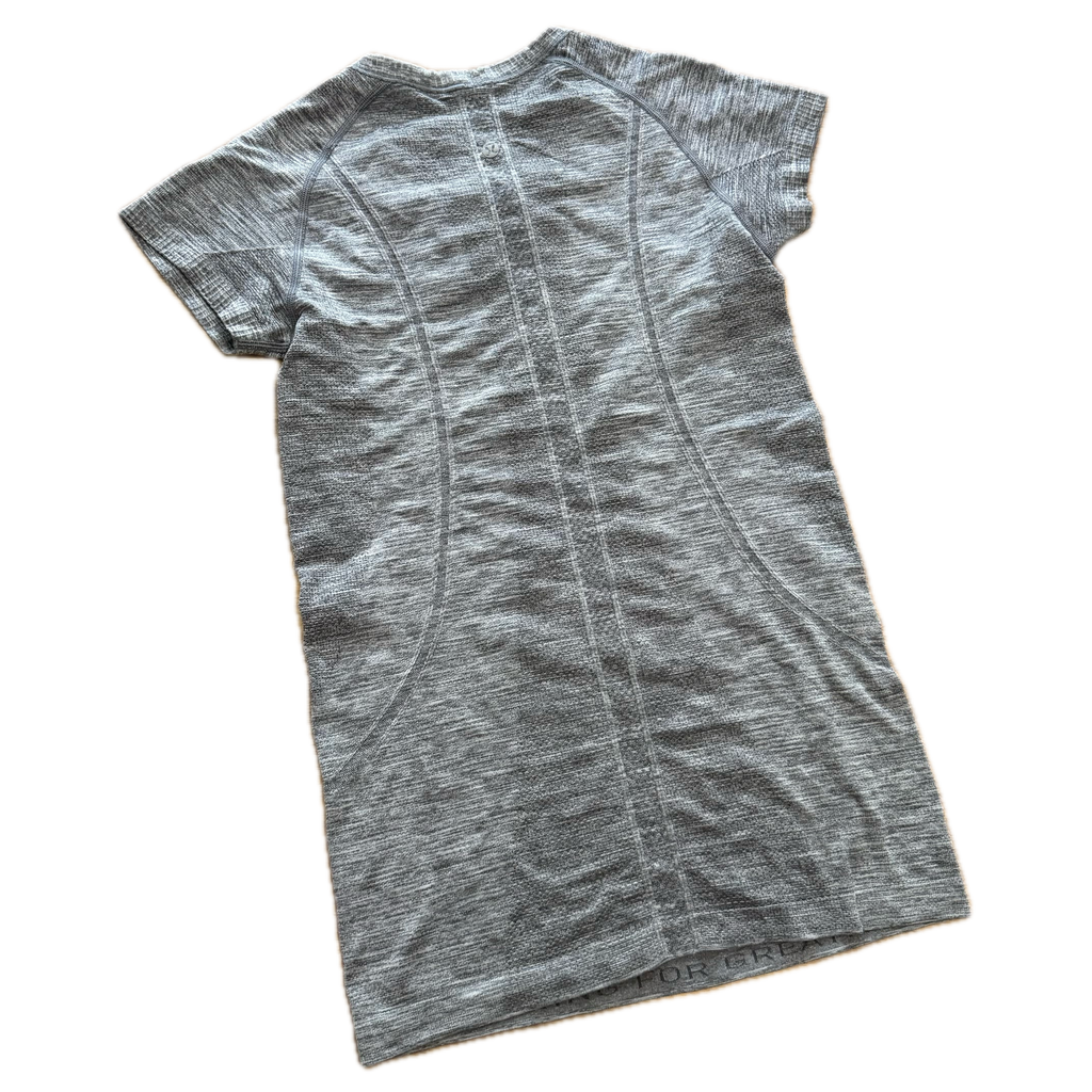 Playera talla 6 gris para running tela anti olor