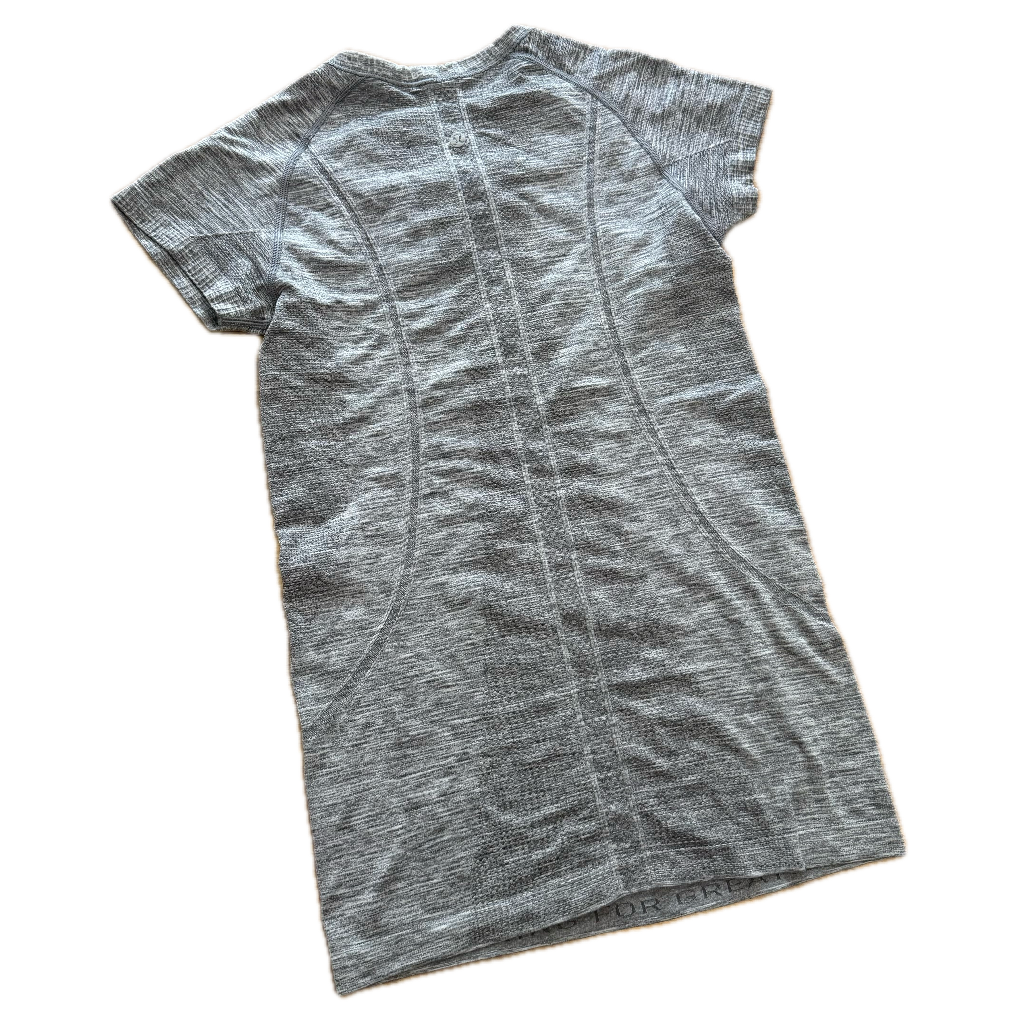 Playera talla 6 gris para running tela anti olor