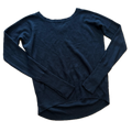 Sweater talla 8 negro cuello V