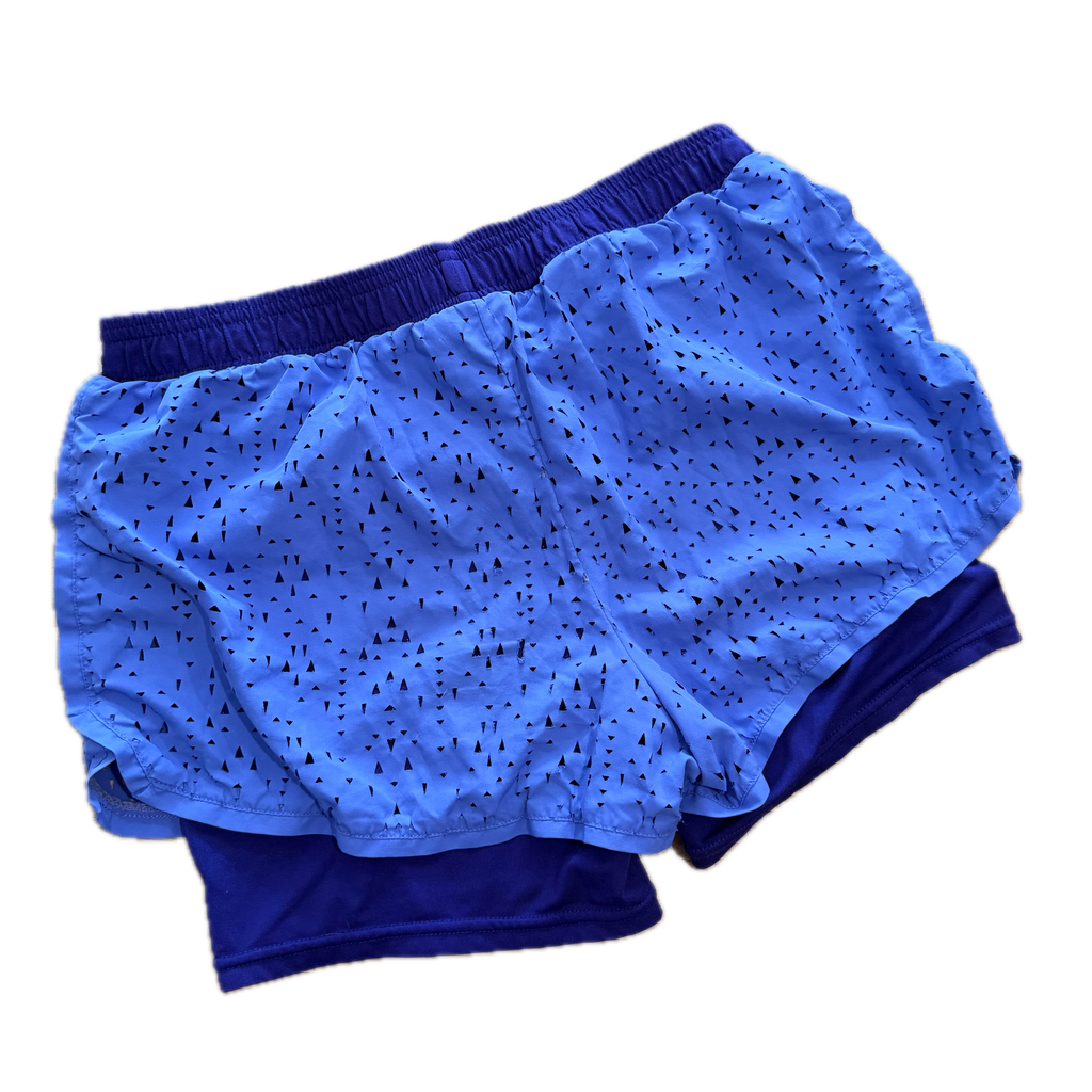 Short talla XL morado lycra interior