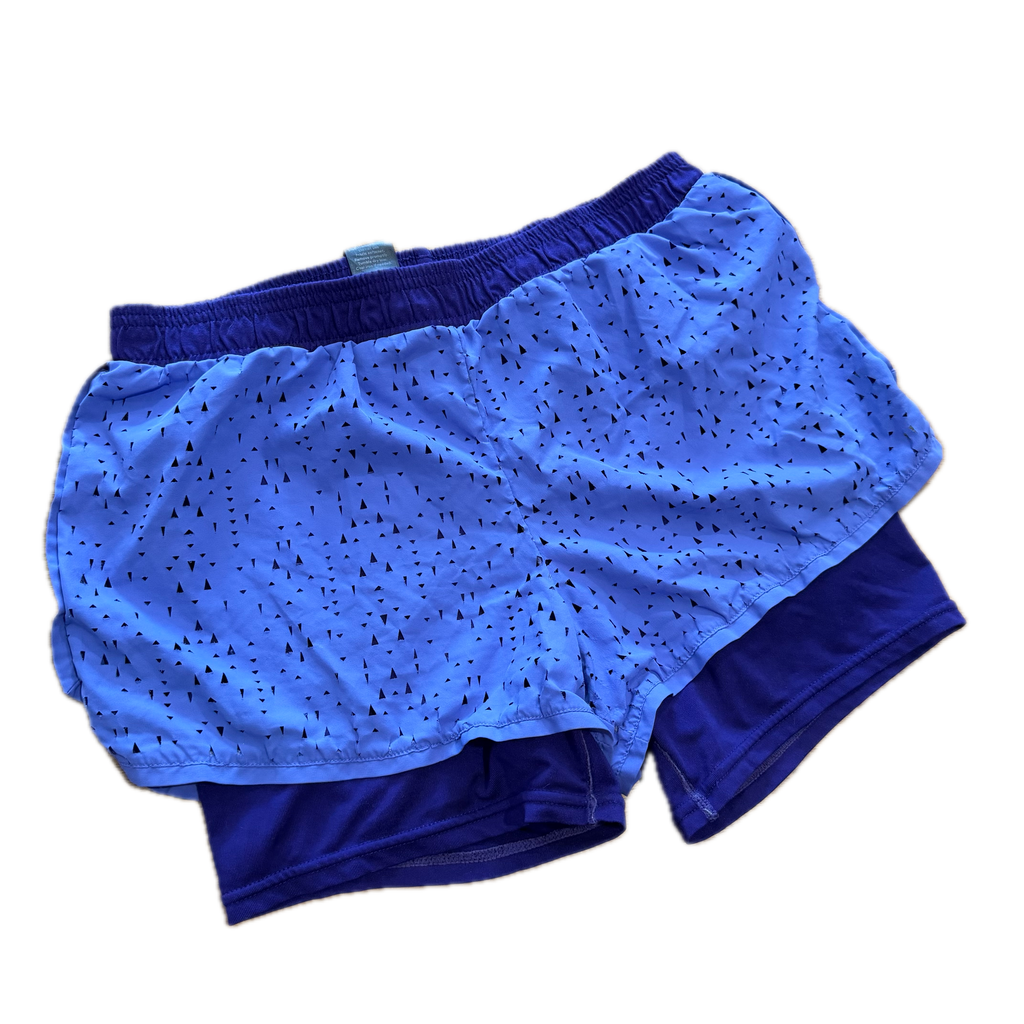 Short talla XL morado lycra interior