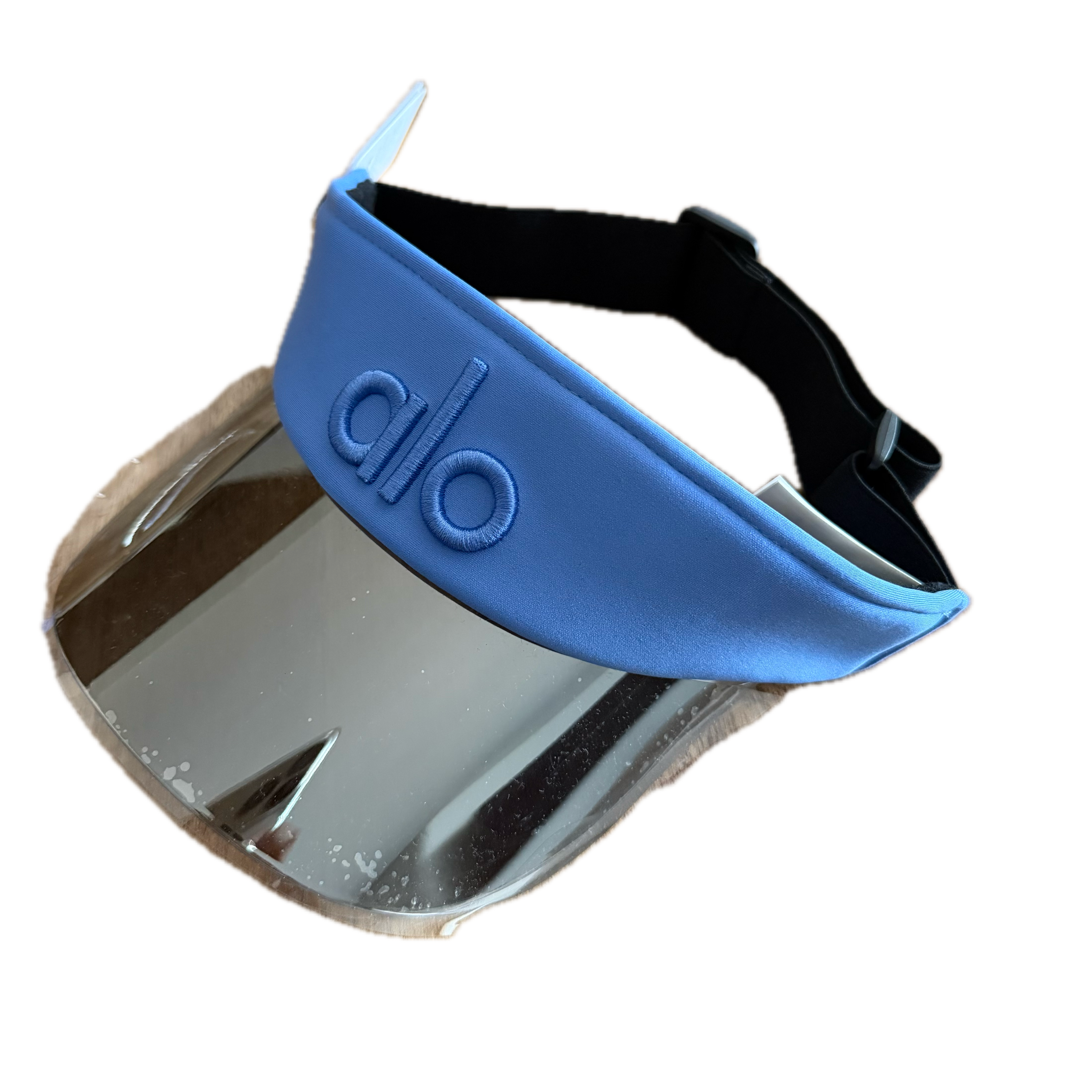 Visera espejo azul ajustable