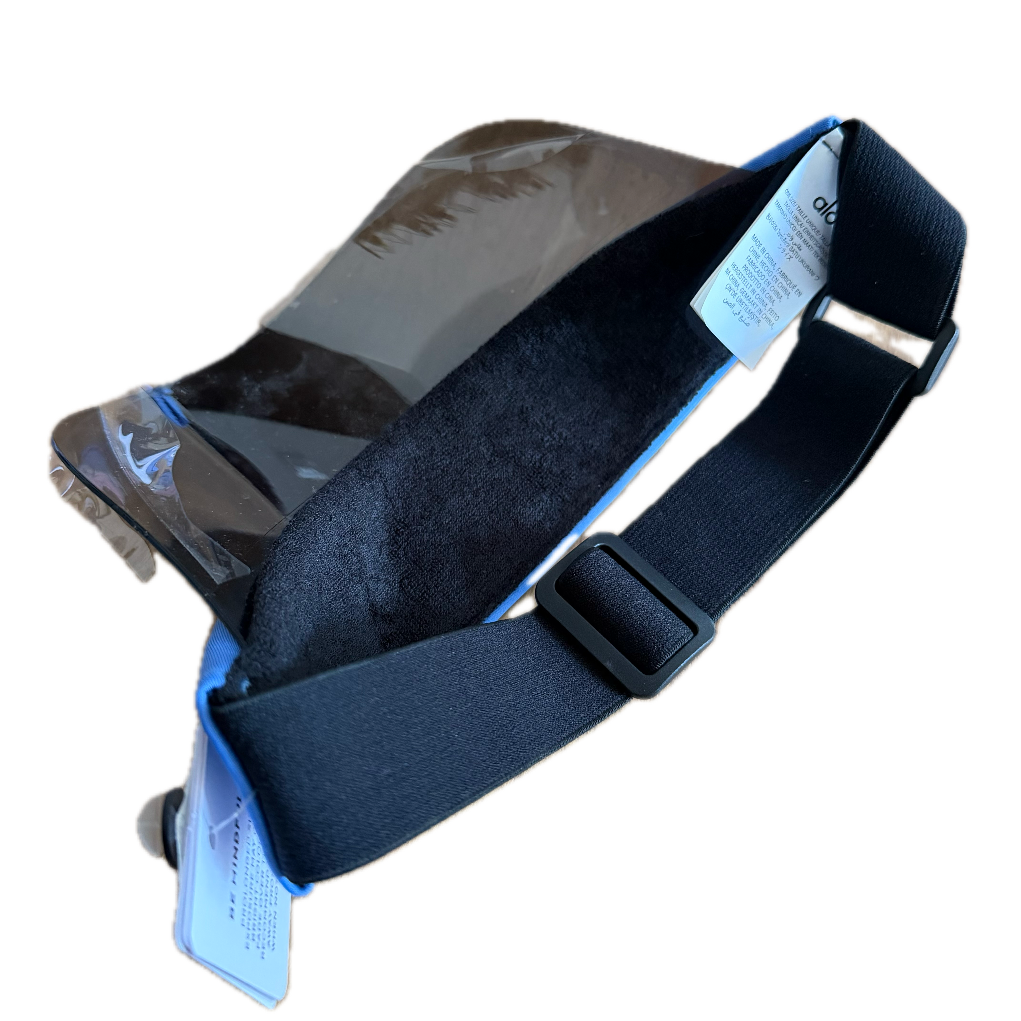Visera espejo azul ajustable