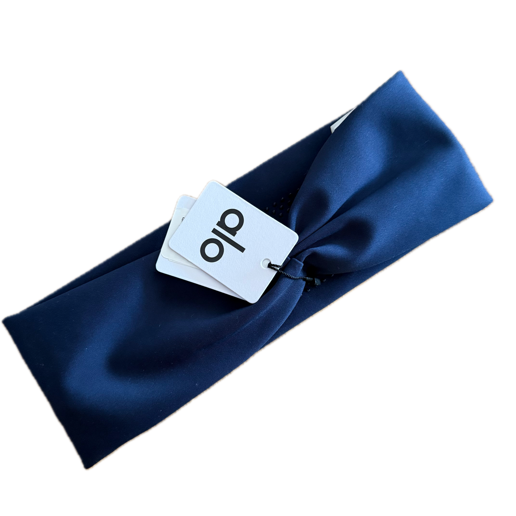 Banda azul navy para el cabello
