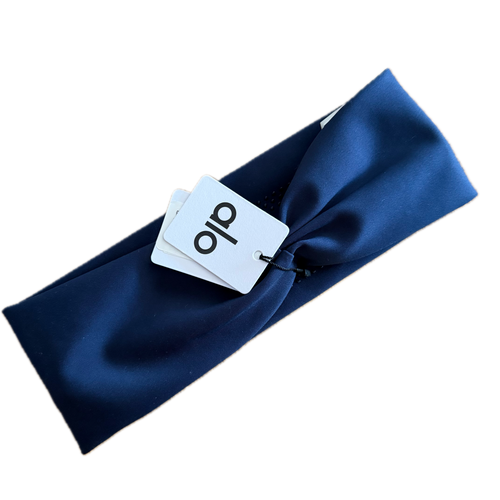 Banda azul navy para el cabello