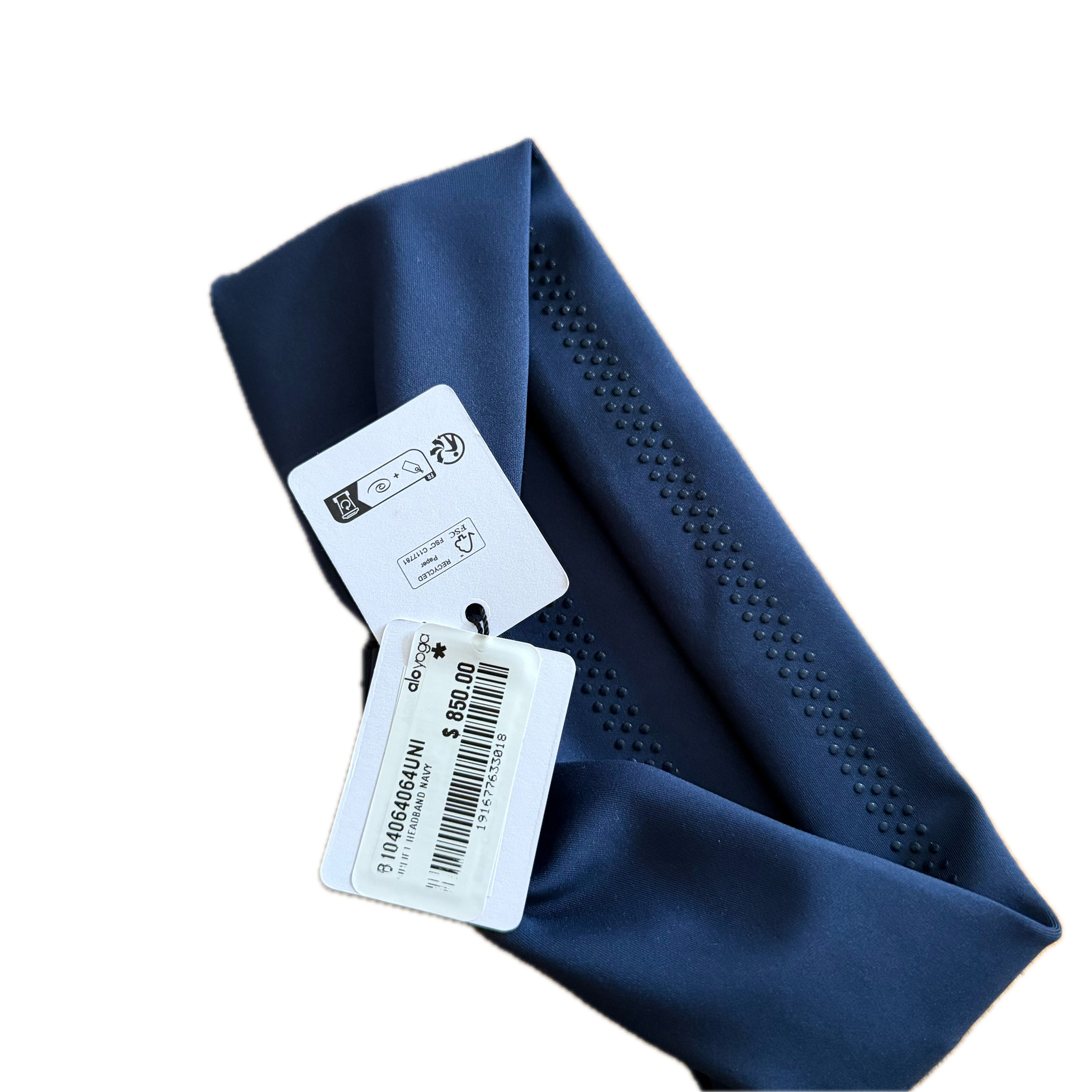 Banda azul navy para el cabello