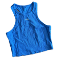 Crop top azul talla L