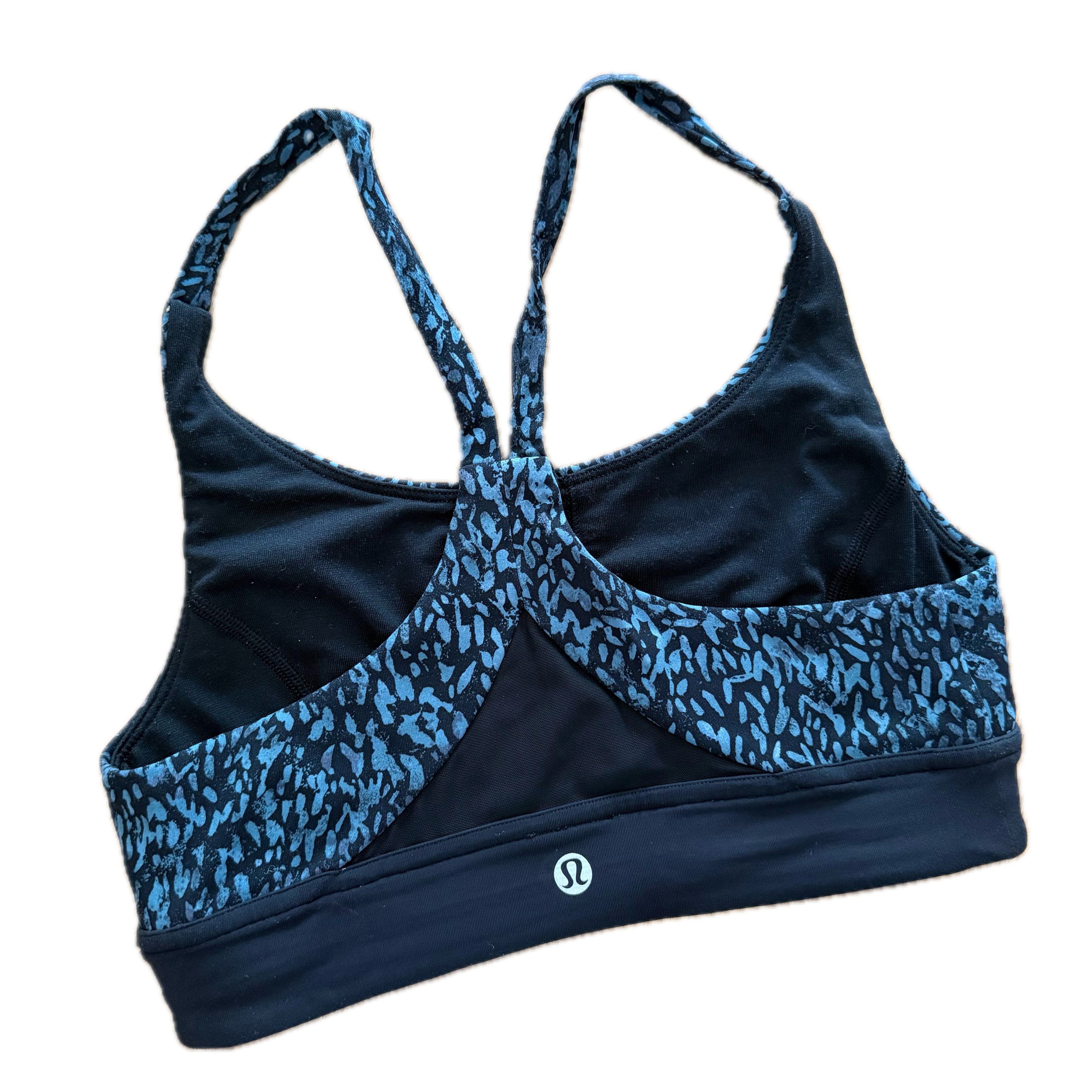 Top talla 4 print azul soporte medio