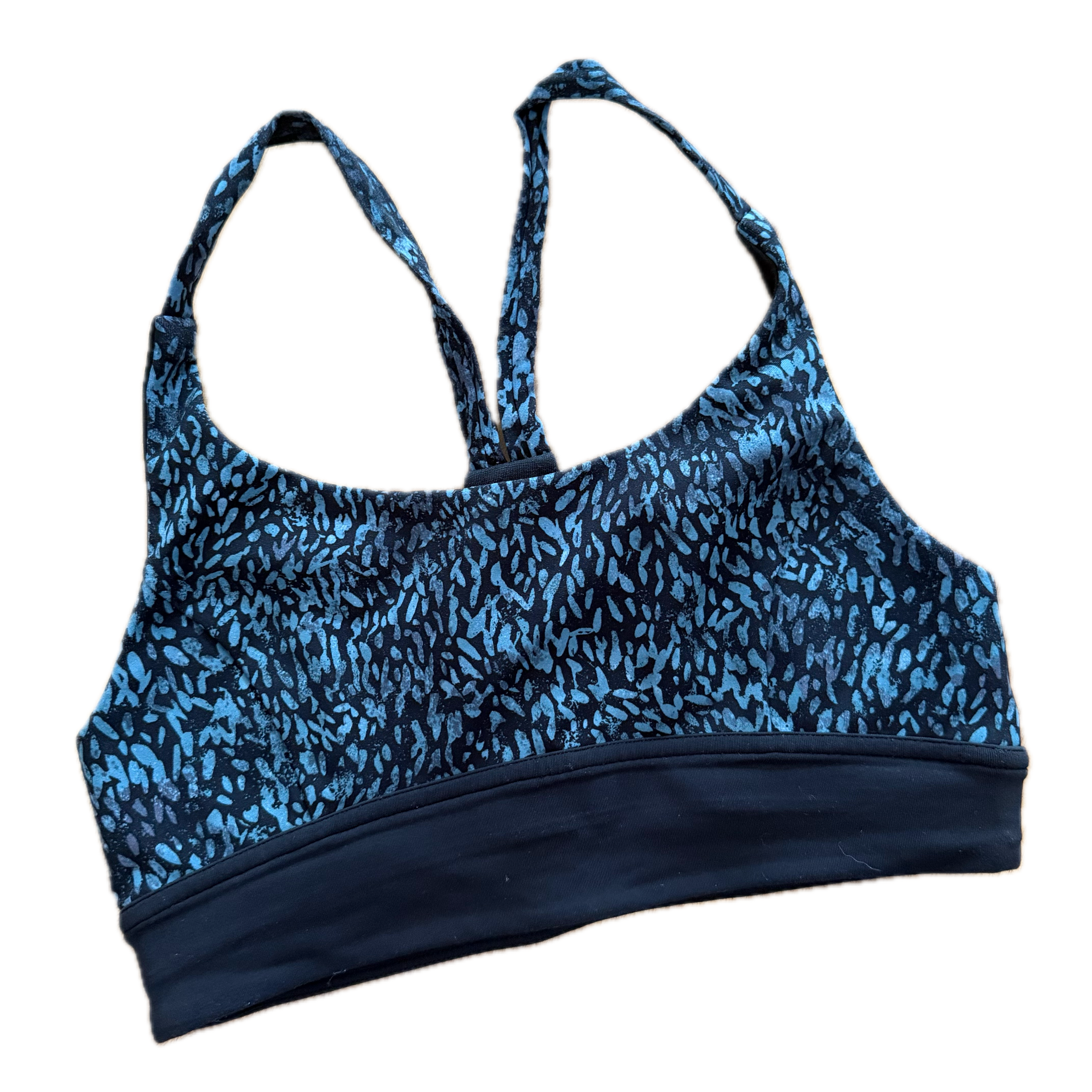 Top talla 4 print azul soporte medio