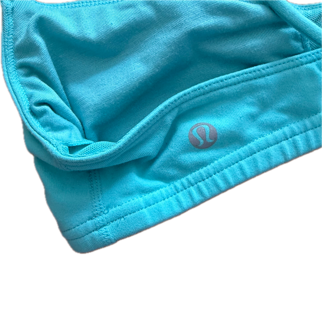 Top talla 6 azul aqua soporte bajo