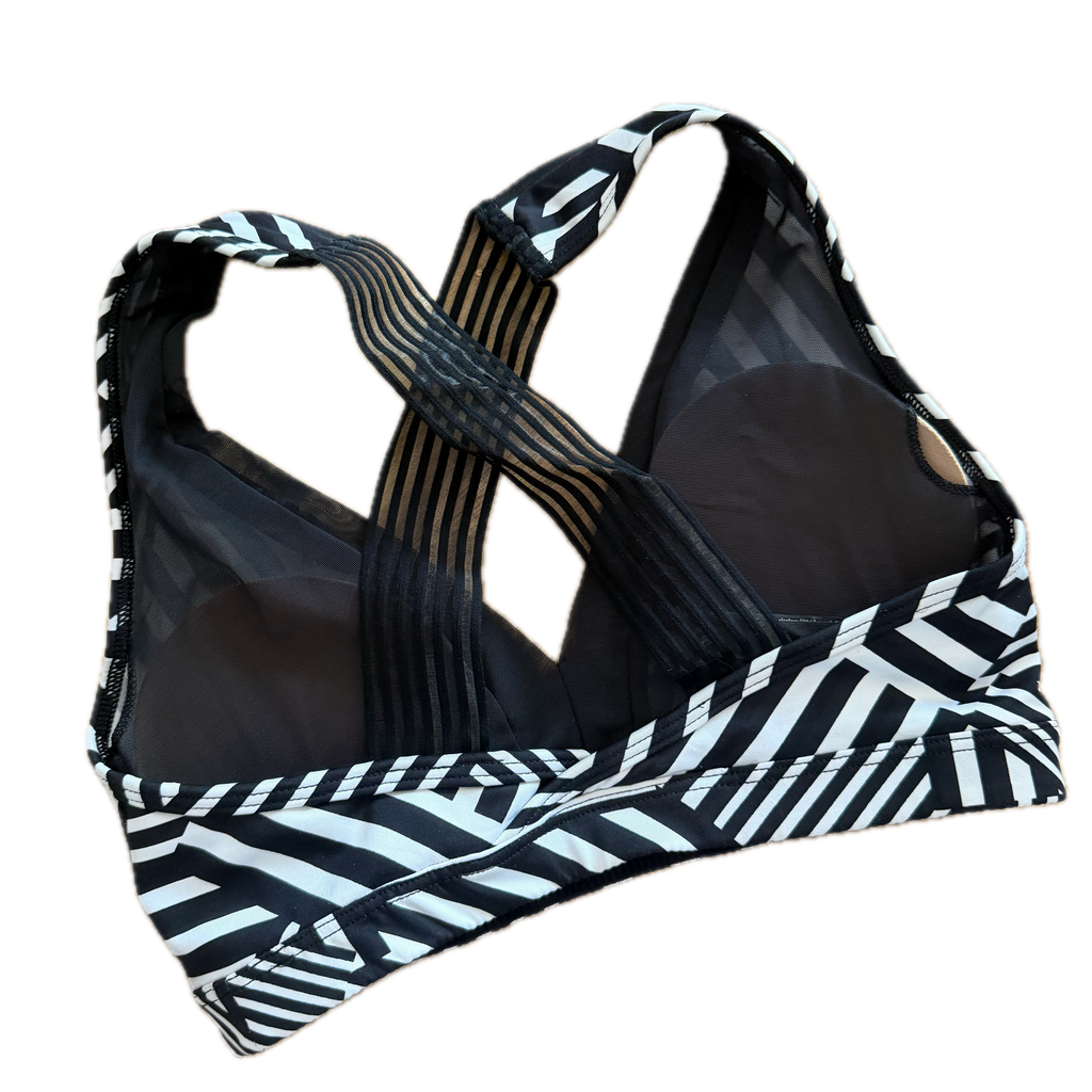 Top talla XS rayas negro y blanco