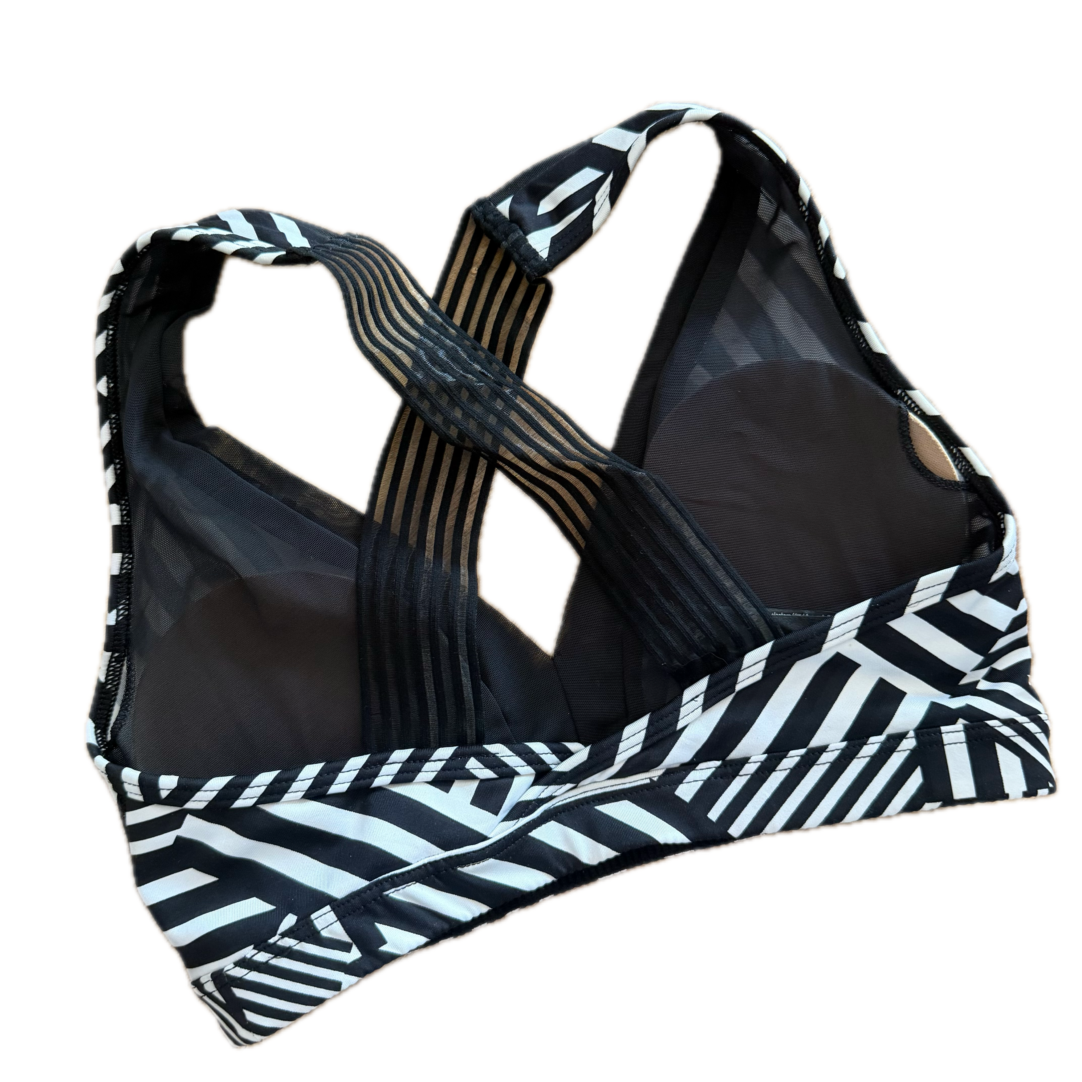 Top talla XS rayas negro y blanco
