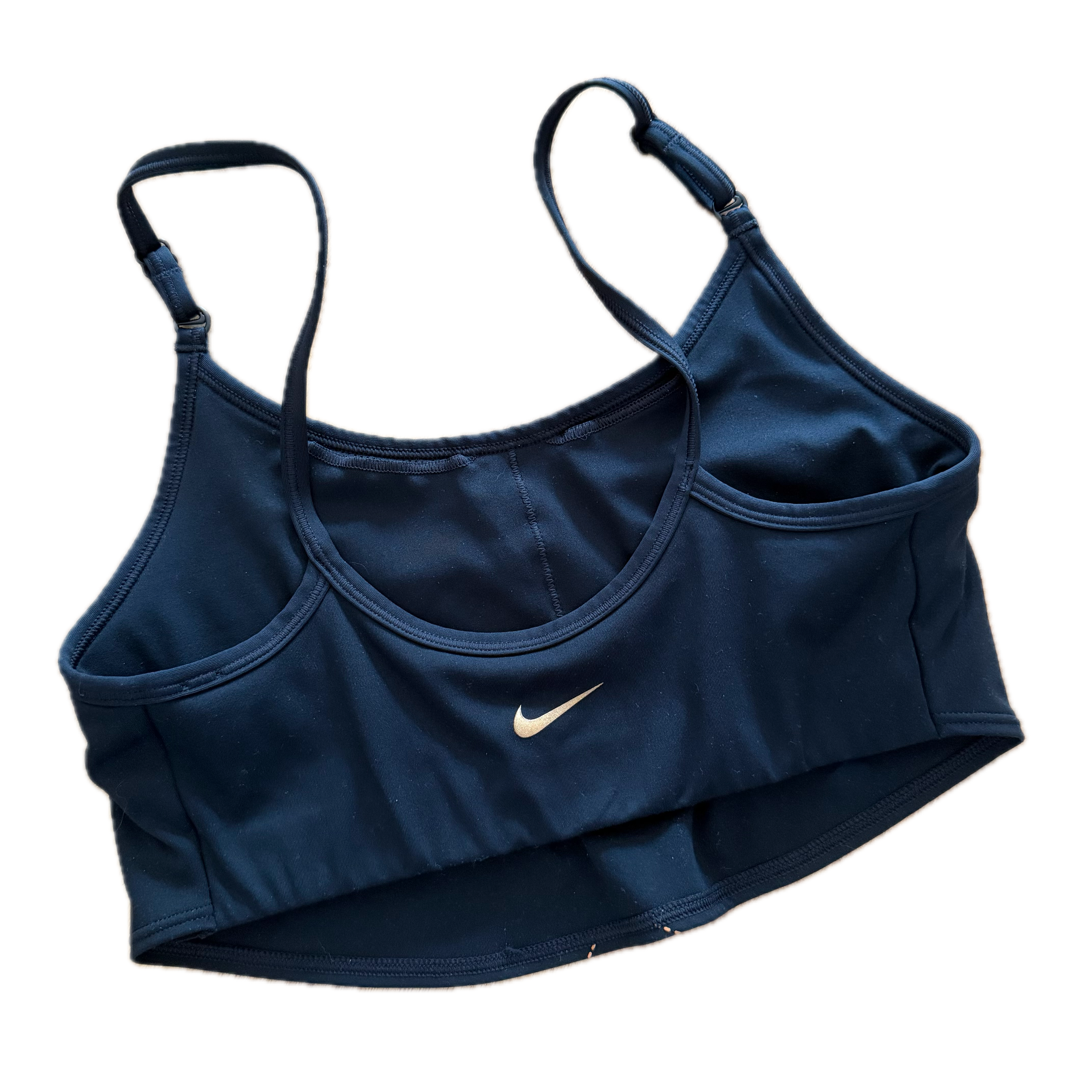 Top talla S negro soporte bajo
