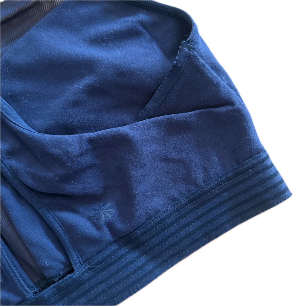 Top talla M azul navy soporte medio