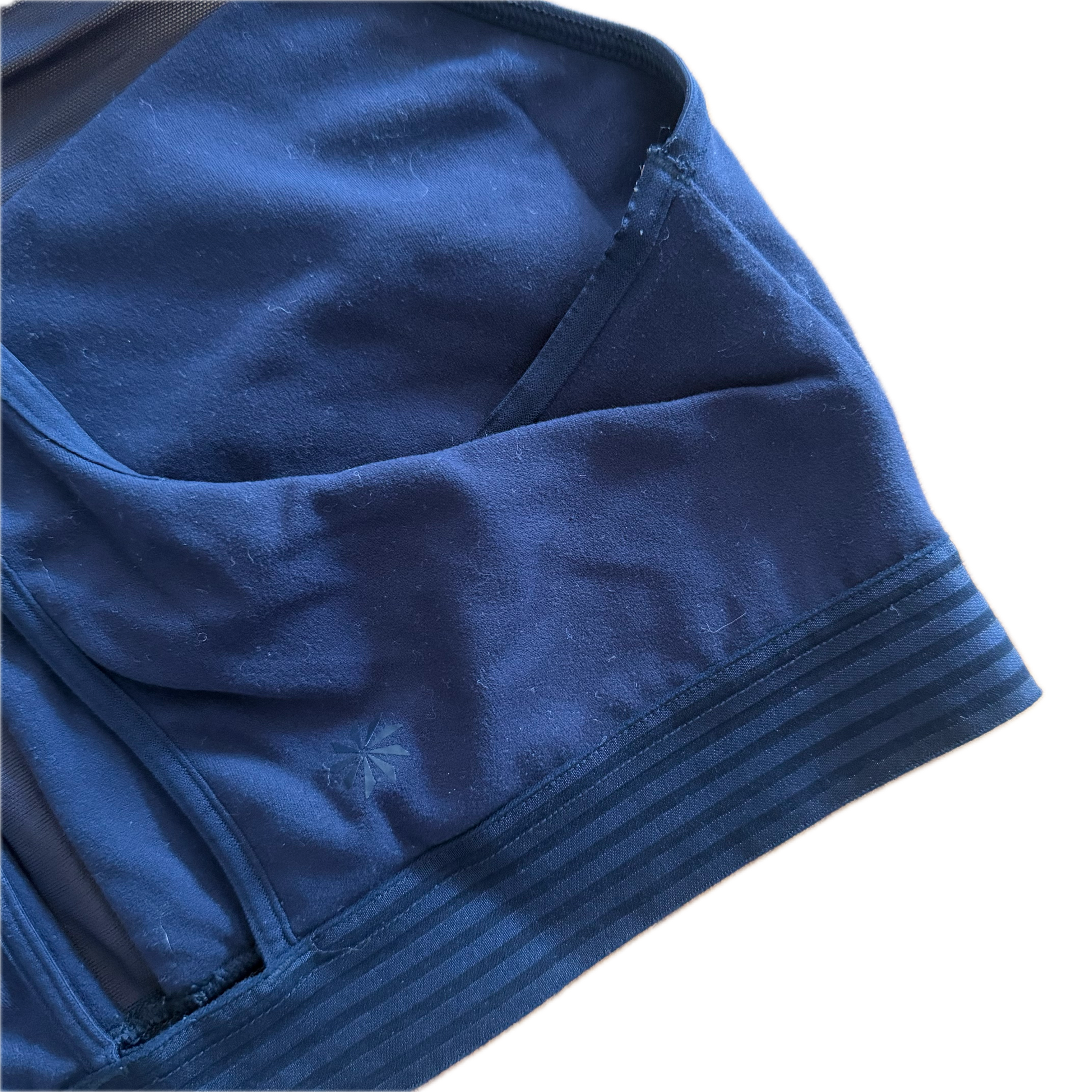 Top talla M azul navy soporte medio