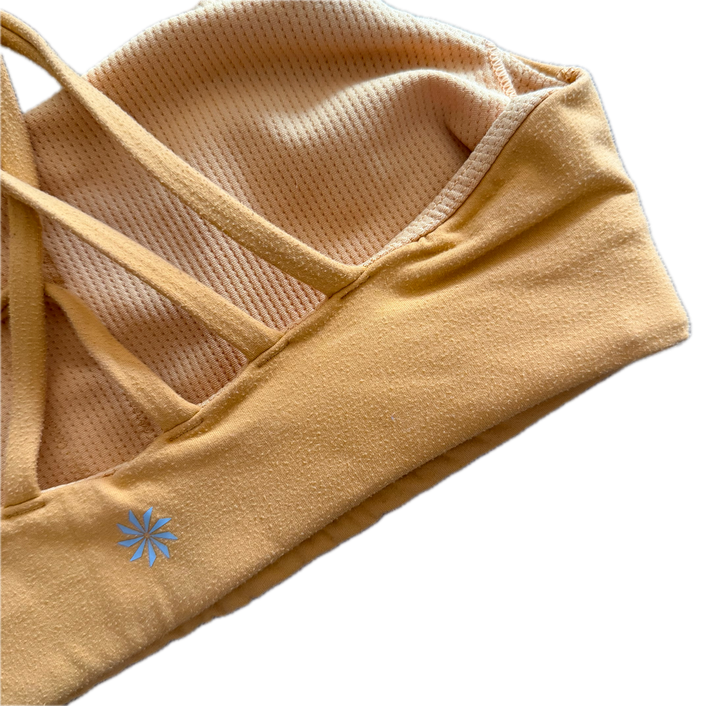 Top talla XS naranja soporte bajo