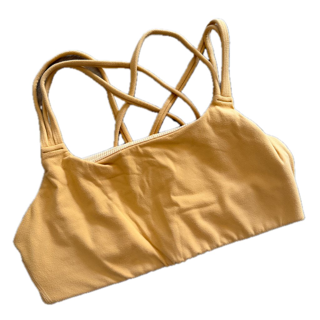 Top talla XS naranja soporte bajo