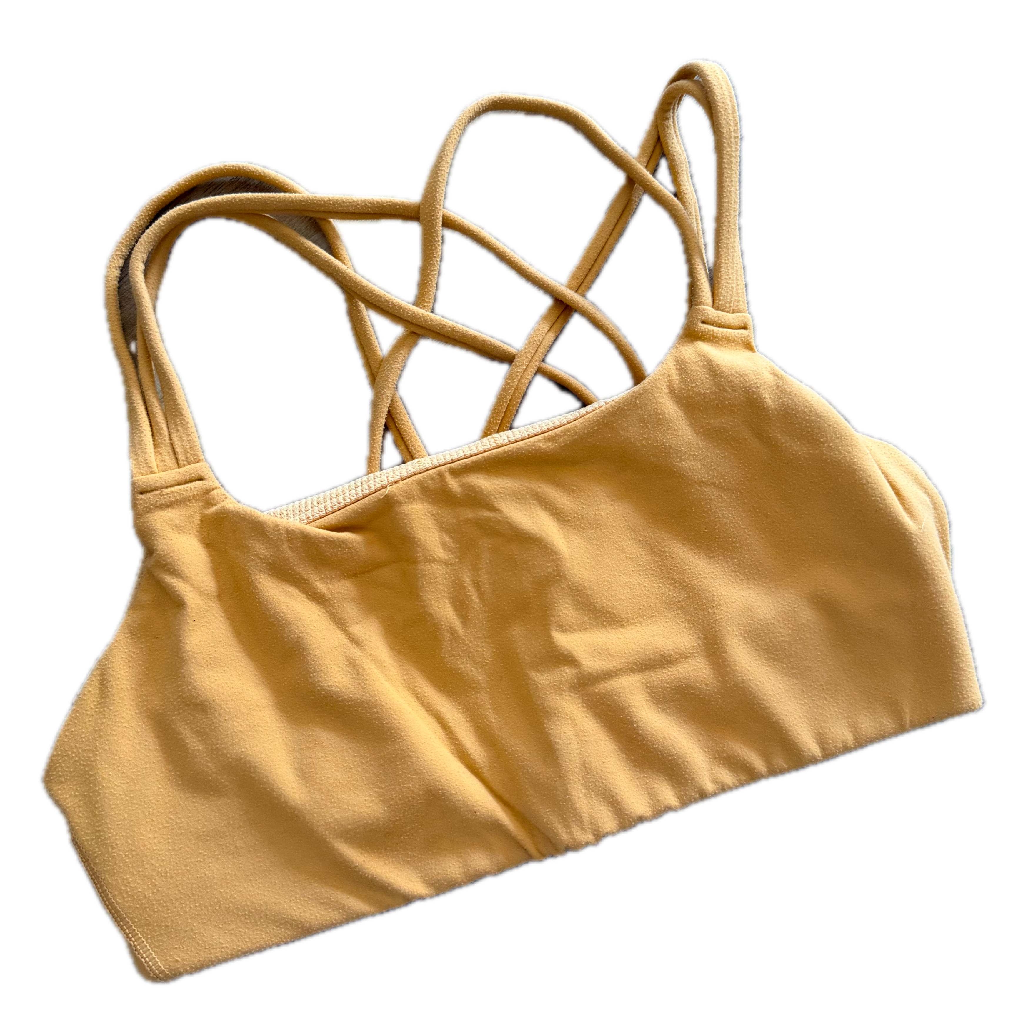 Top talla XS naranja soporte bajo