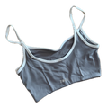 Top talla S gris soporte bajo